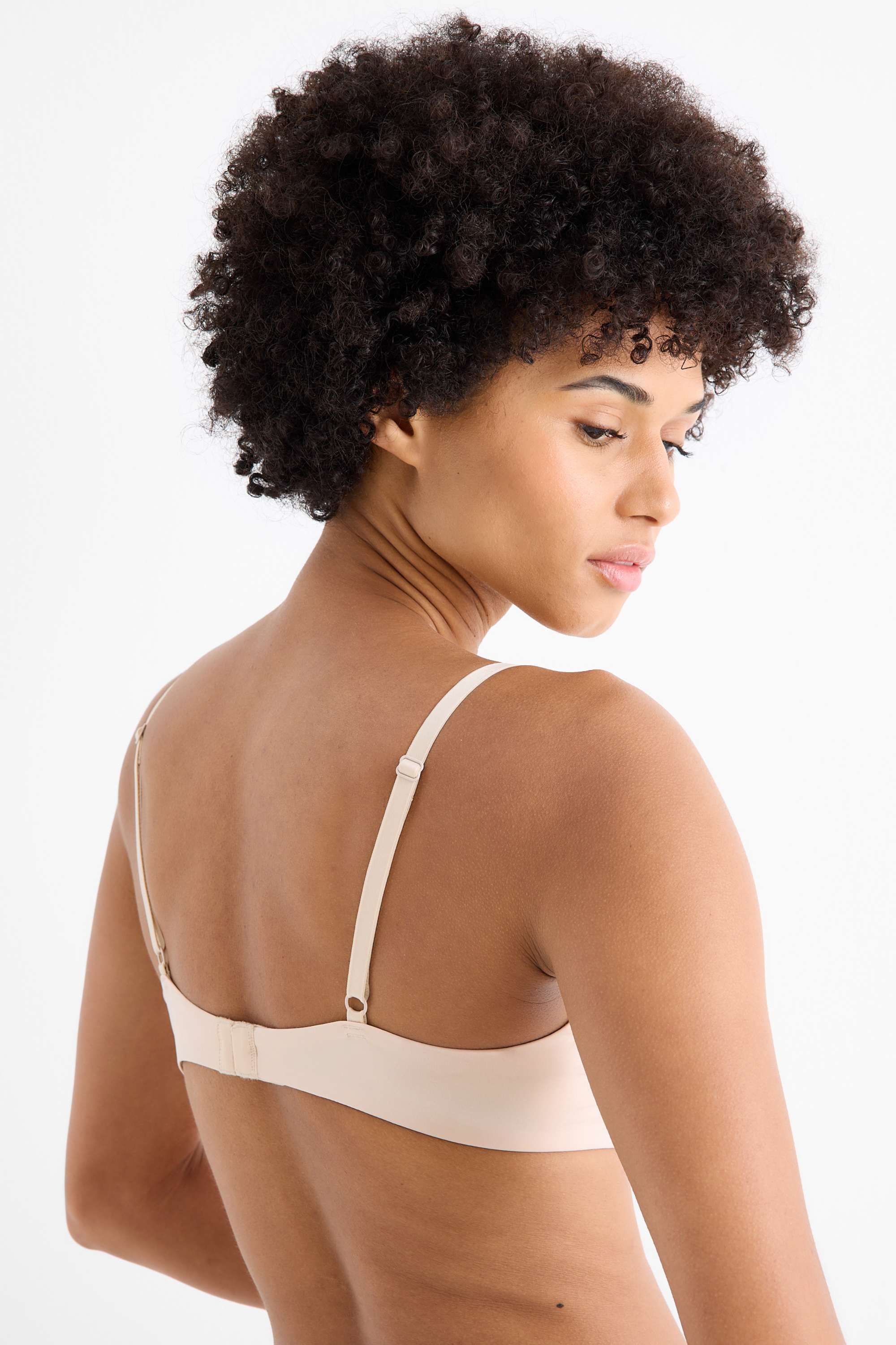 Underwire bra - FULL COVERAGE - padded - LYCRA® light beige
