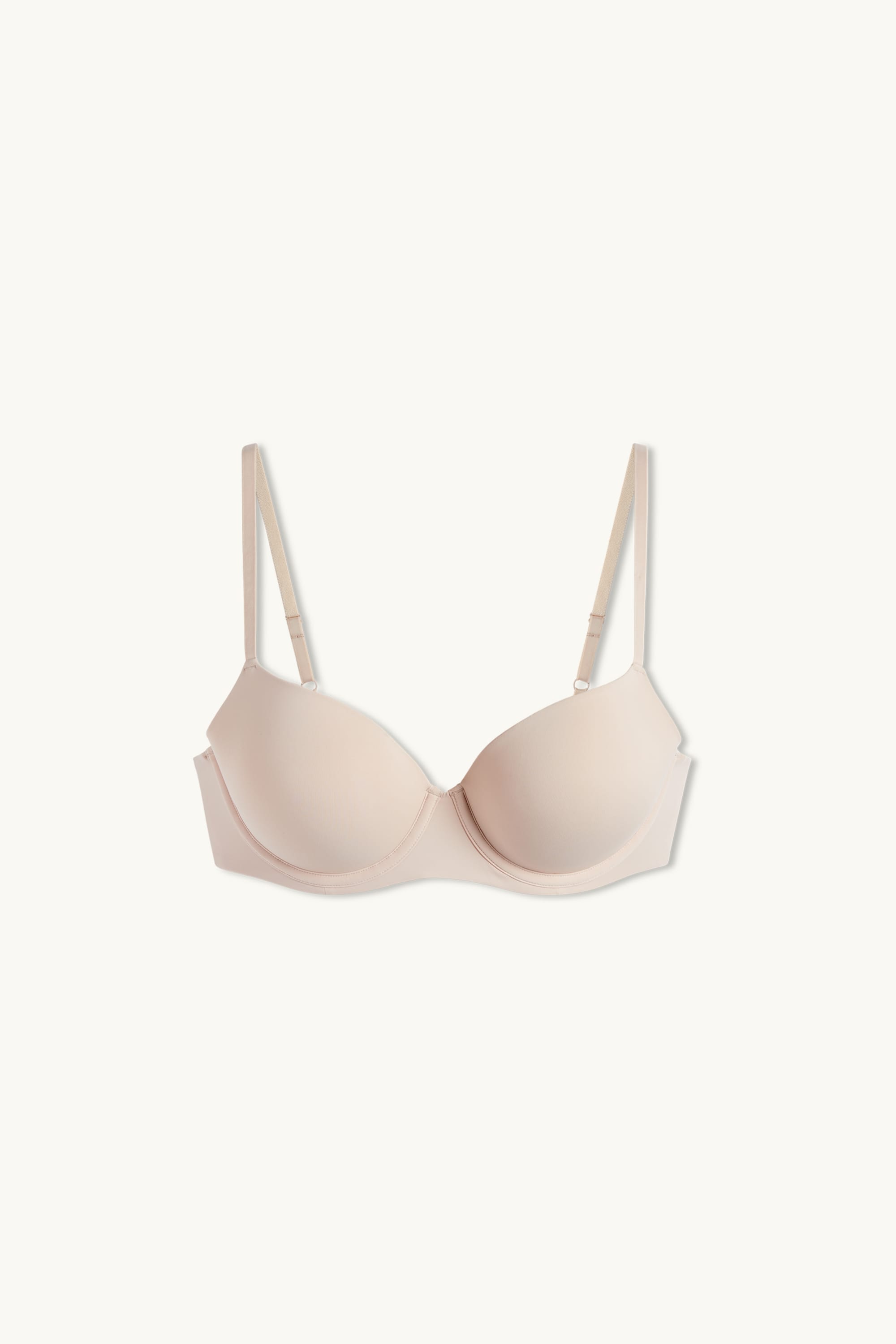 Underwire bra - FULL COVERAGE - padded - LYCRA® light beige
