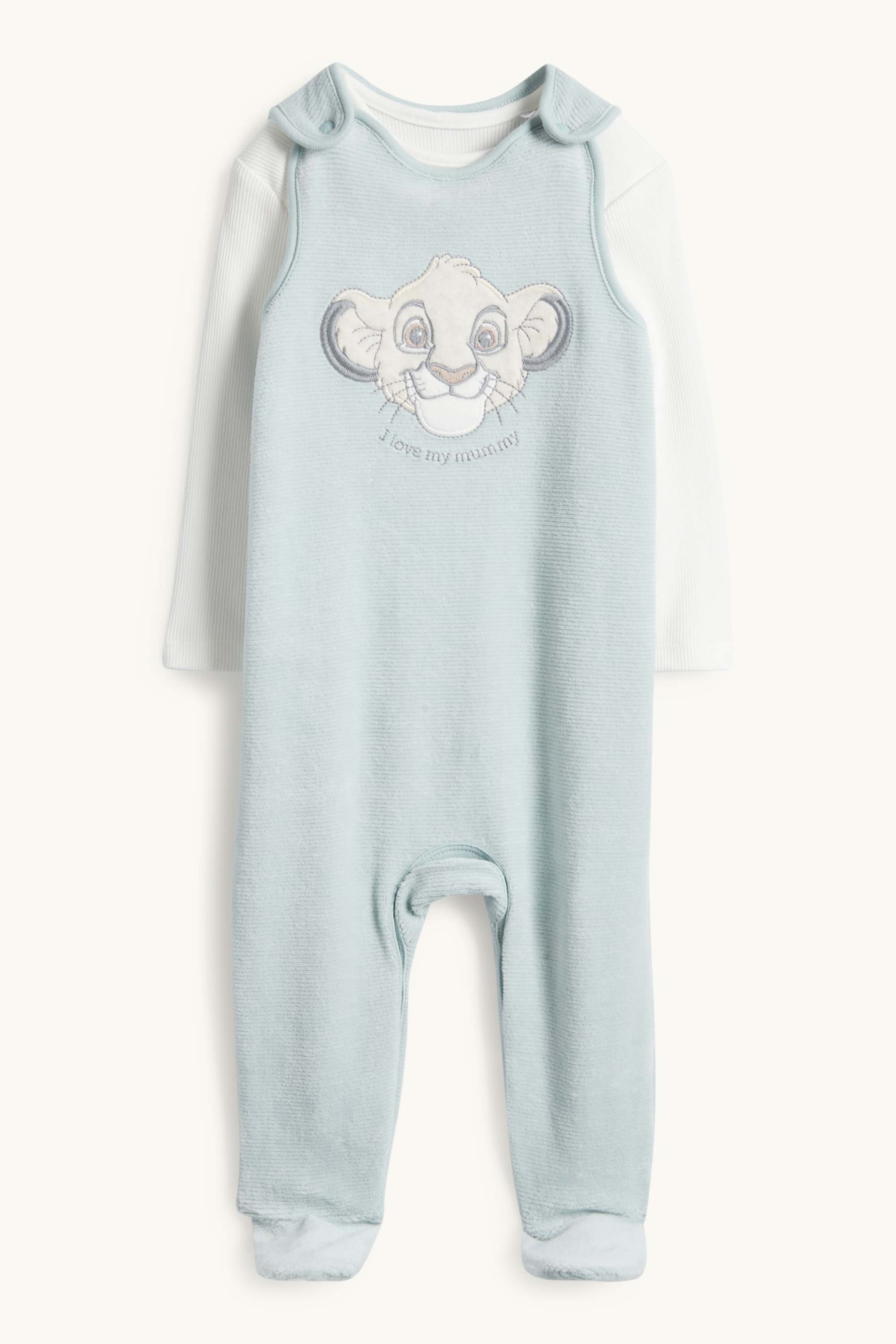 The Lion King - romper set - ribbed - 2 piece light turquoise
