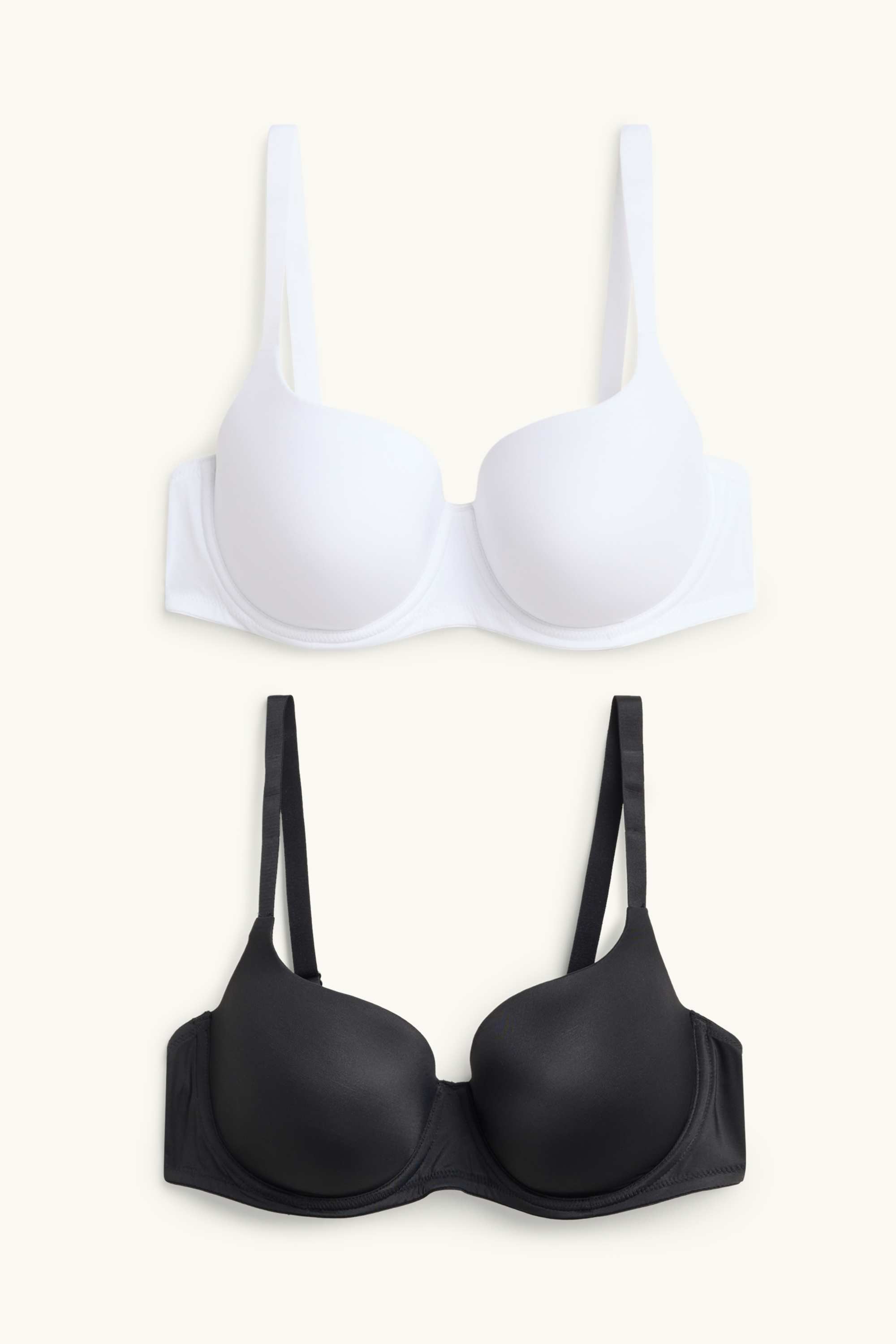 Multipack of 2 - underwire bra - FULL COVERAGE - padded white