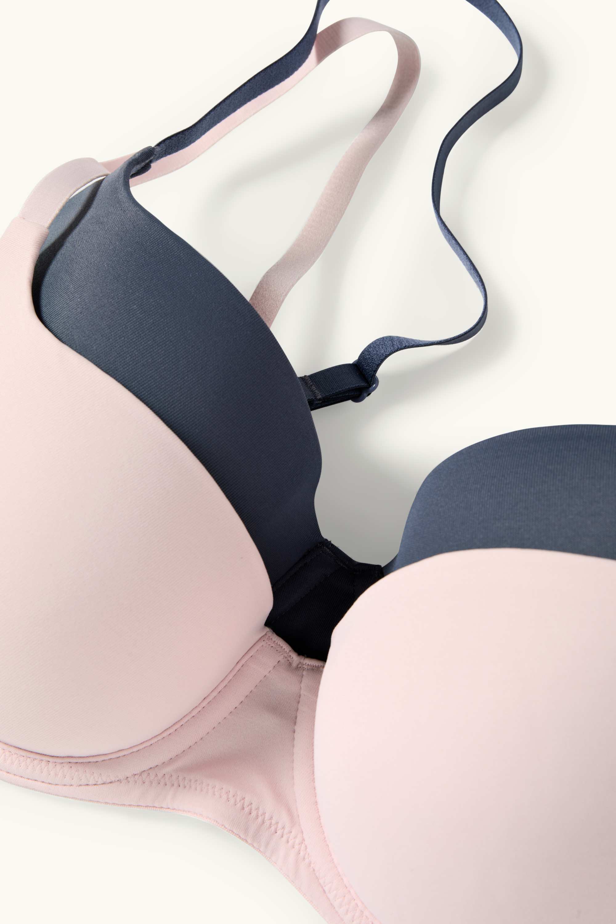 Multipack of 2 - underwire bra - FULL COVERAGE - padded rose / blue