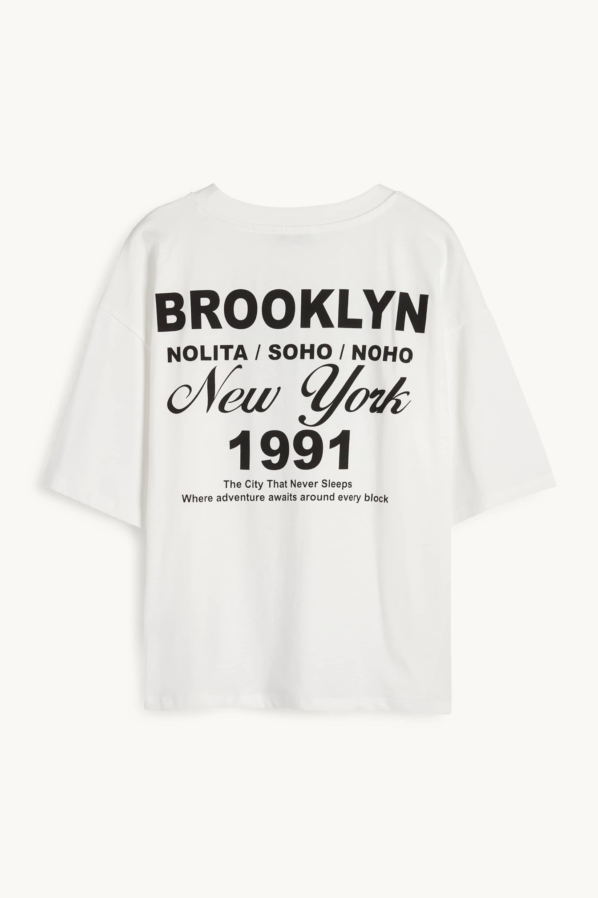 New York - short sleeve T-shirt white