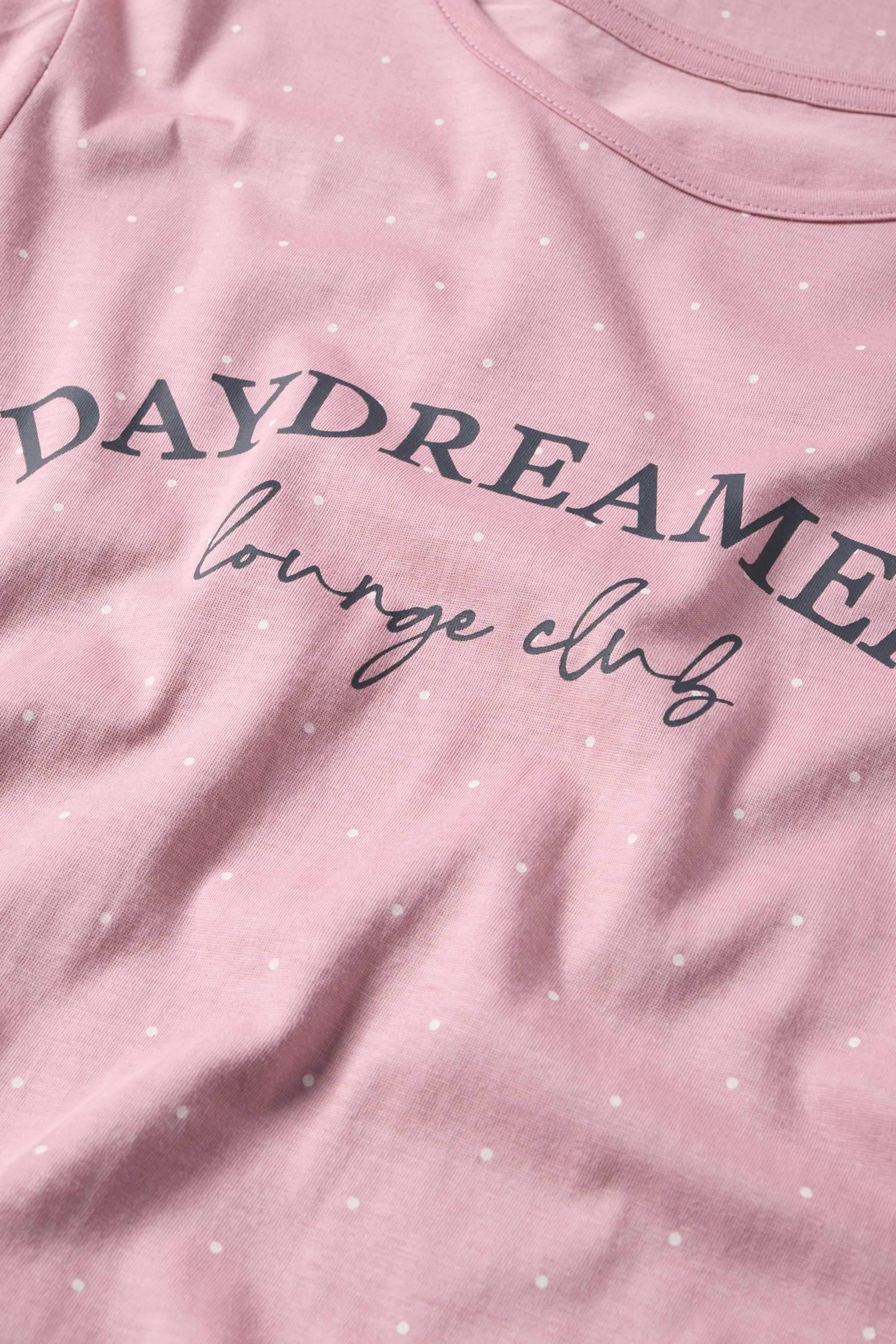Nightdress - polka dot dark rose