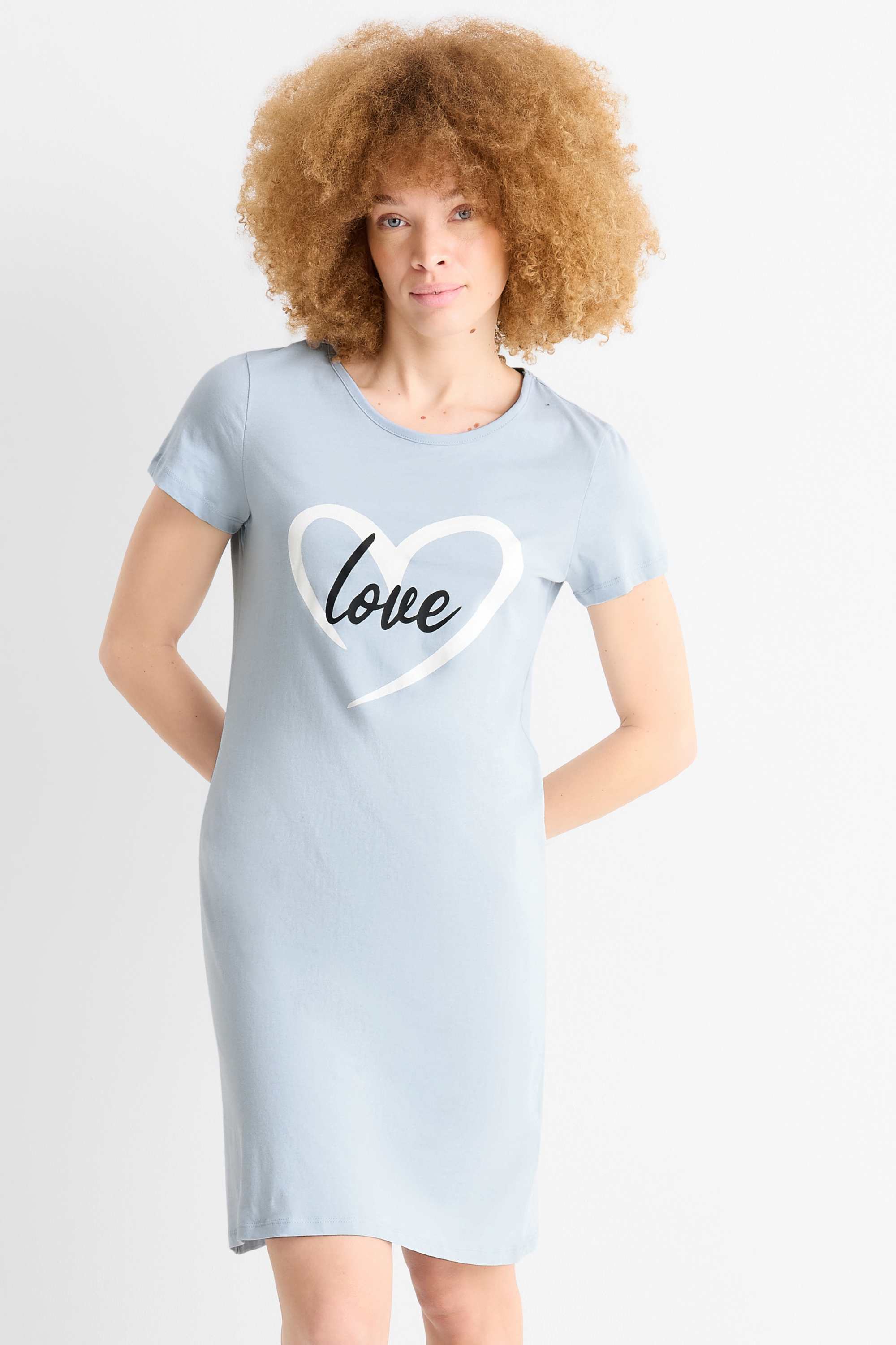 Nightdress light blue