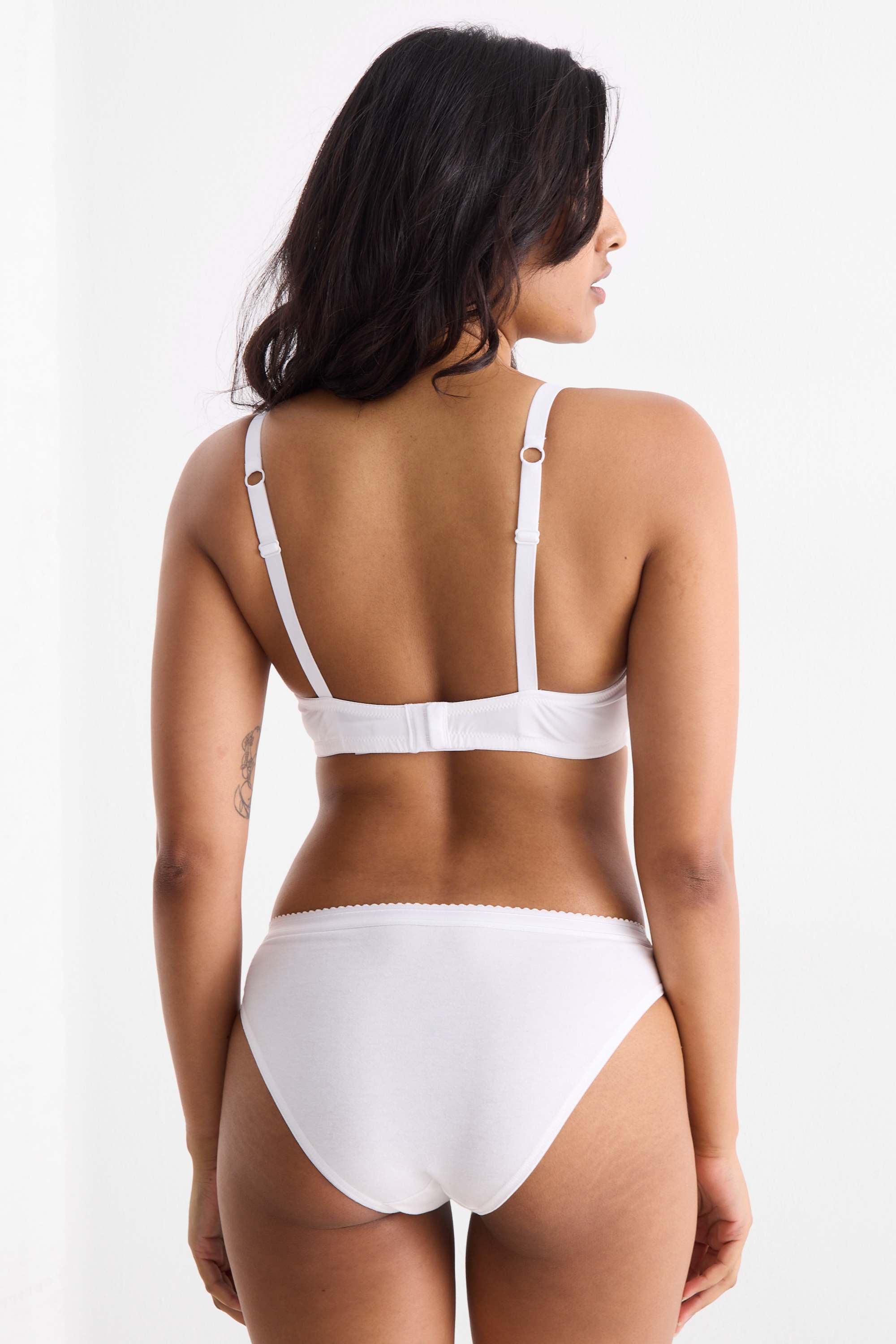 Underwire bra - FULL COVERAGE - padded white