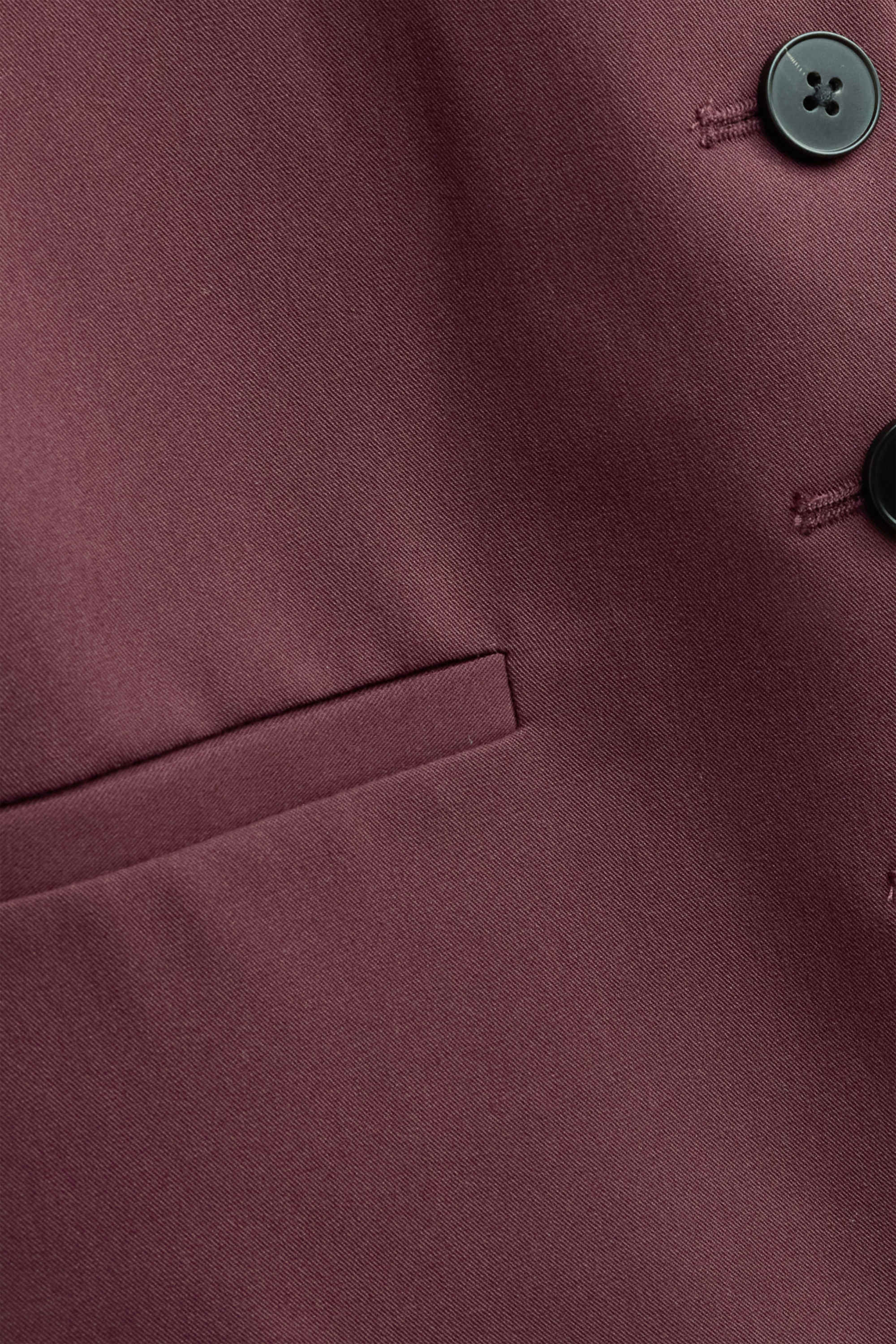 Business waistcoat - regular fit bordeaux