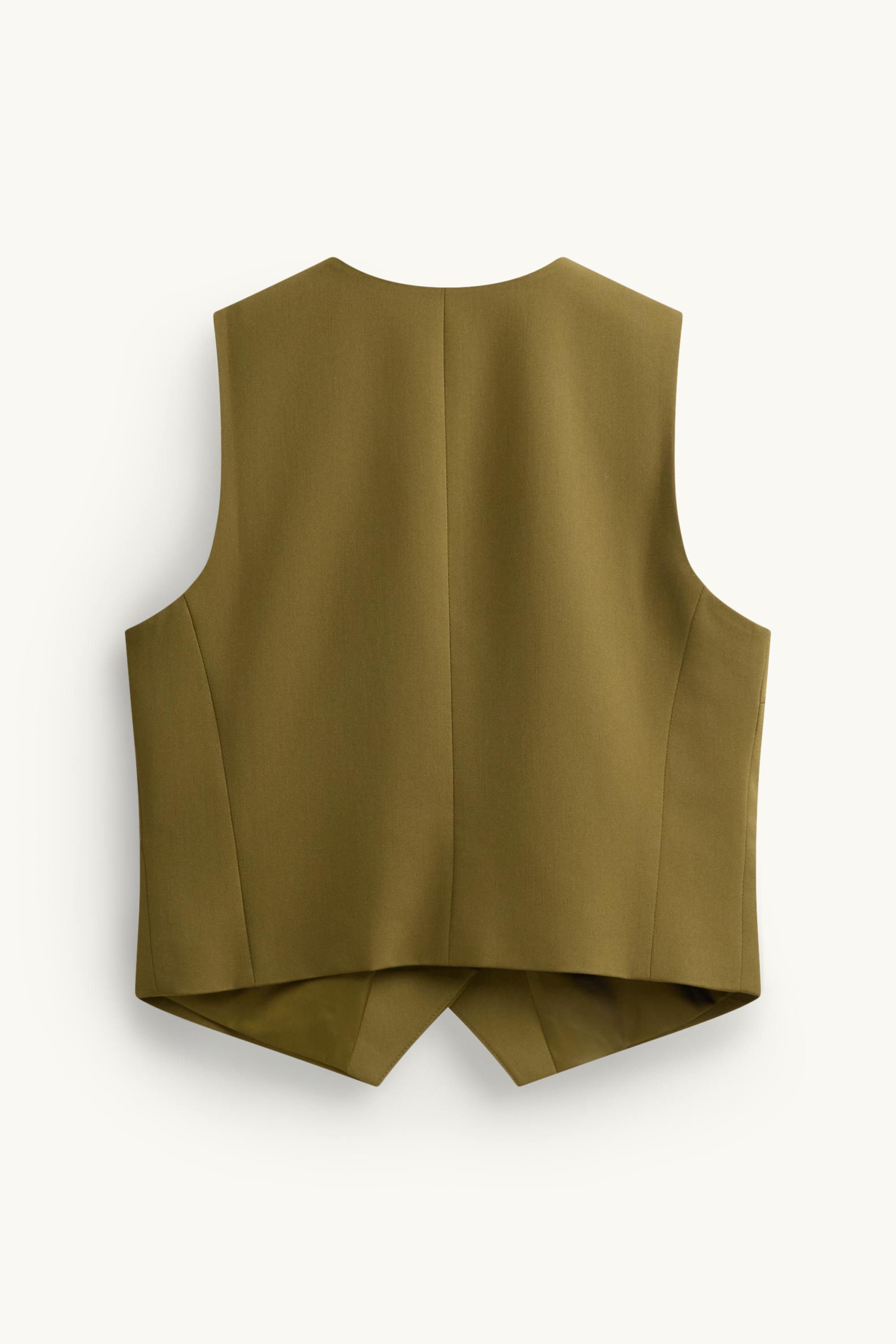 Business waistcoat - regular fit khaki