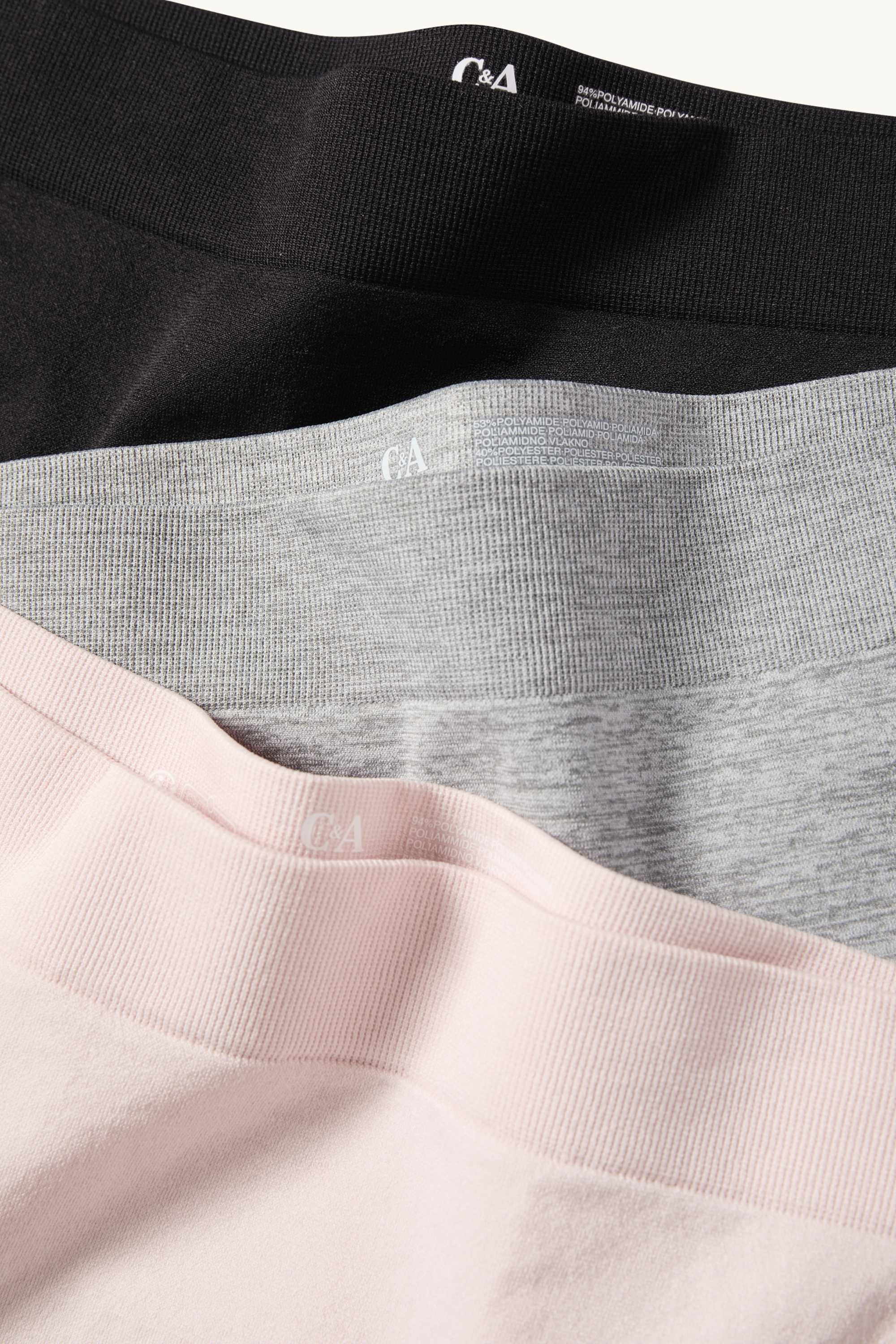 Multipack of 3 - hipsters gray / rose