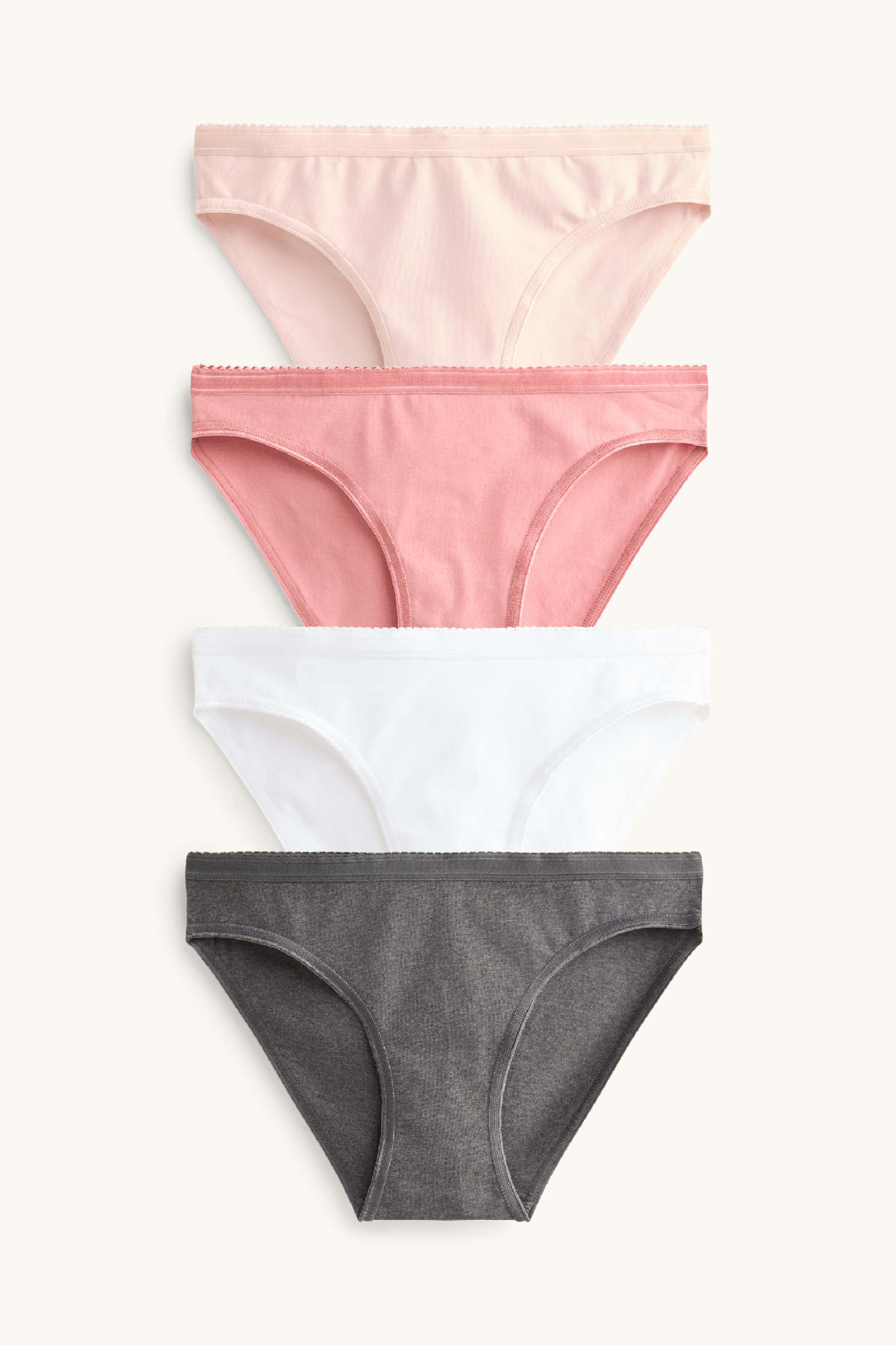 Multipack of 4 - knickers pink