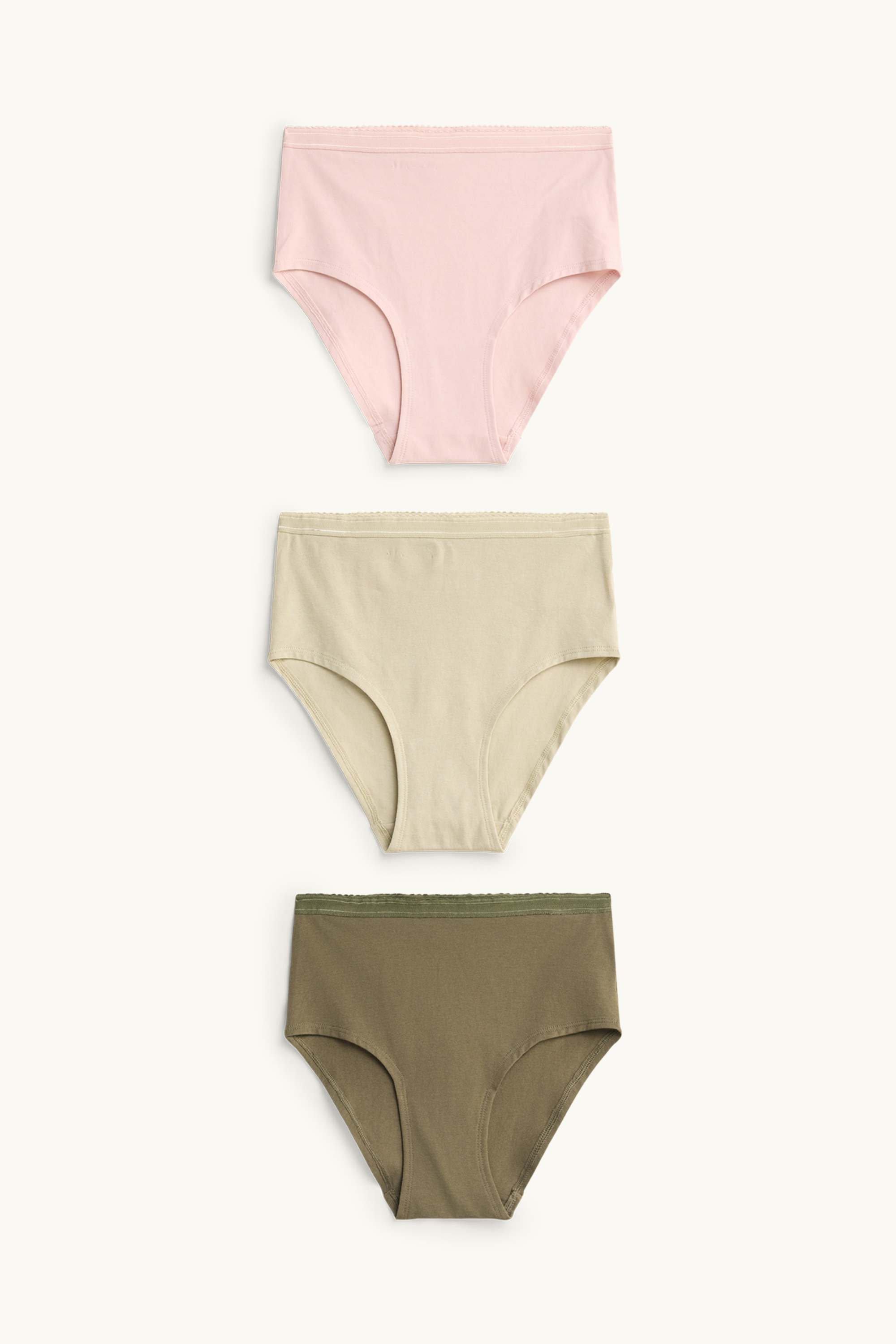 Multipack of 3 - knickers green