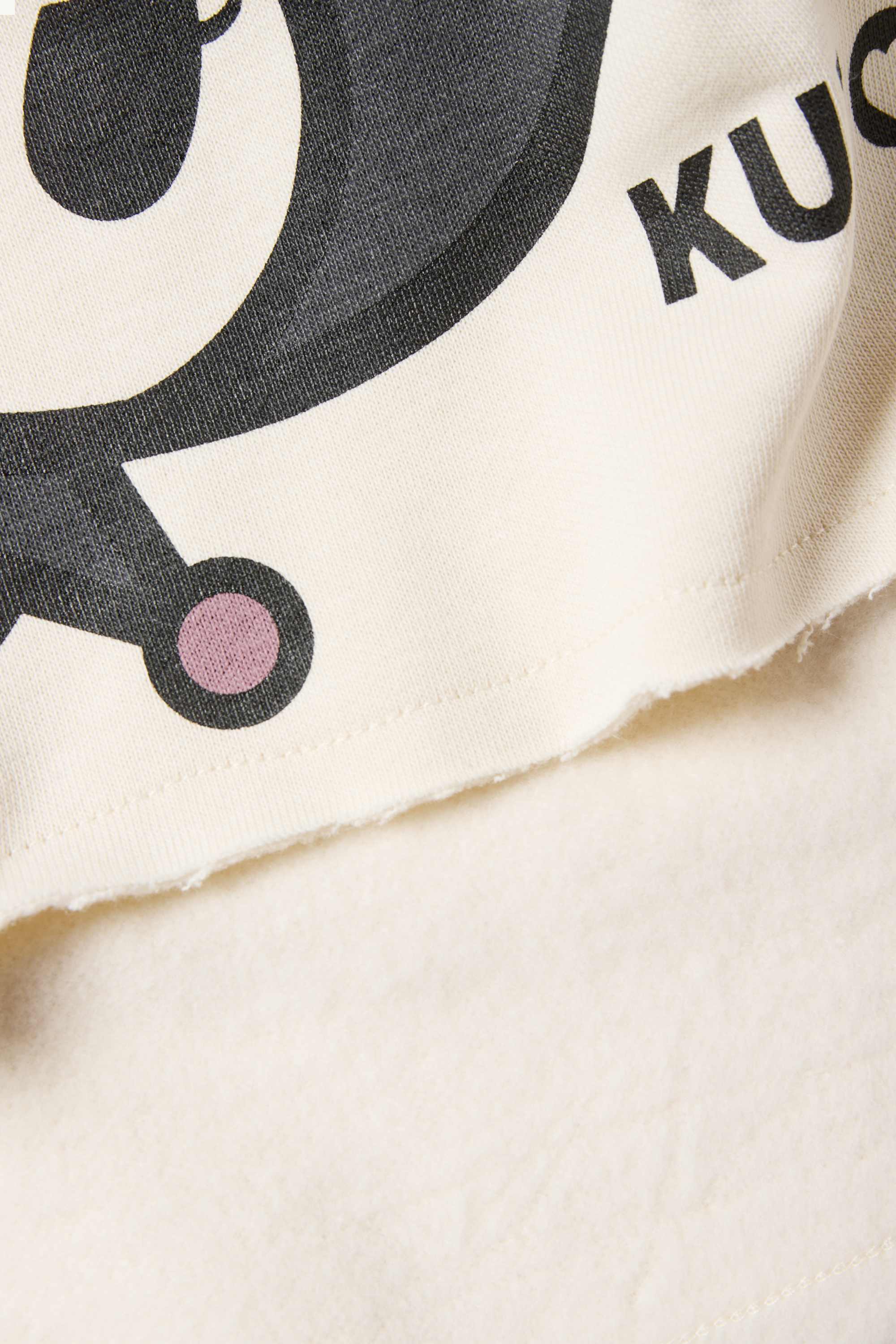 Kuromi - set - hoodie and top - 2 piece light beige