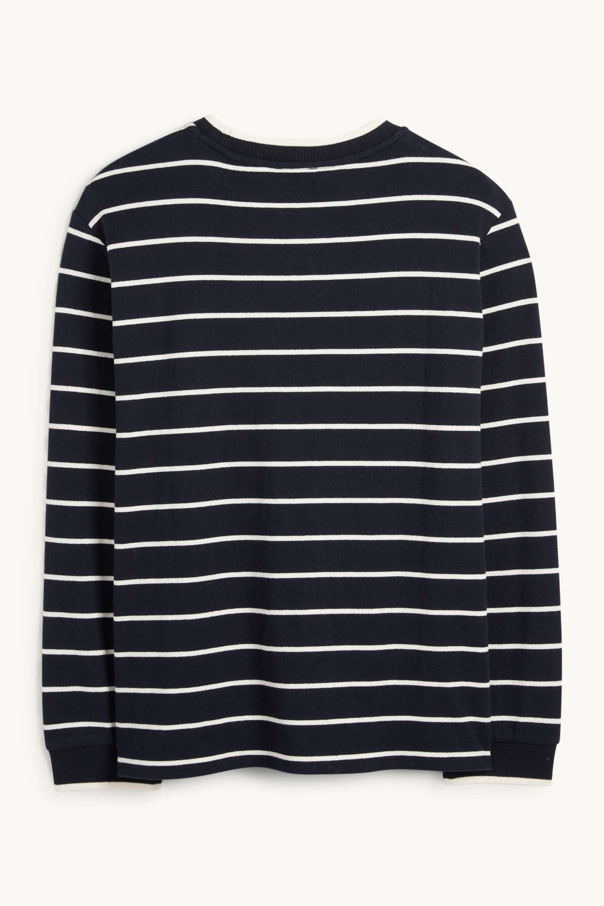 Jumper - striped dark blue