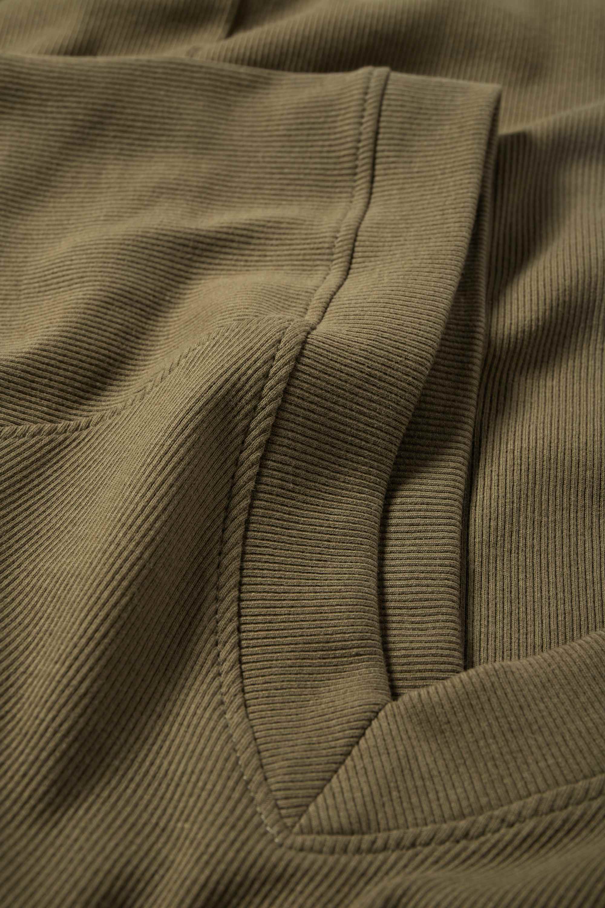 Bodycon dress - ribbed green