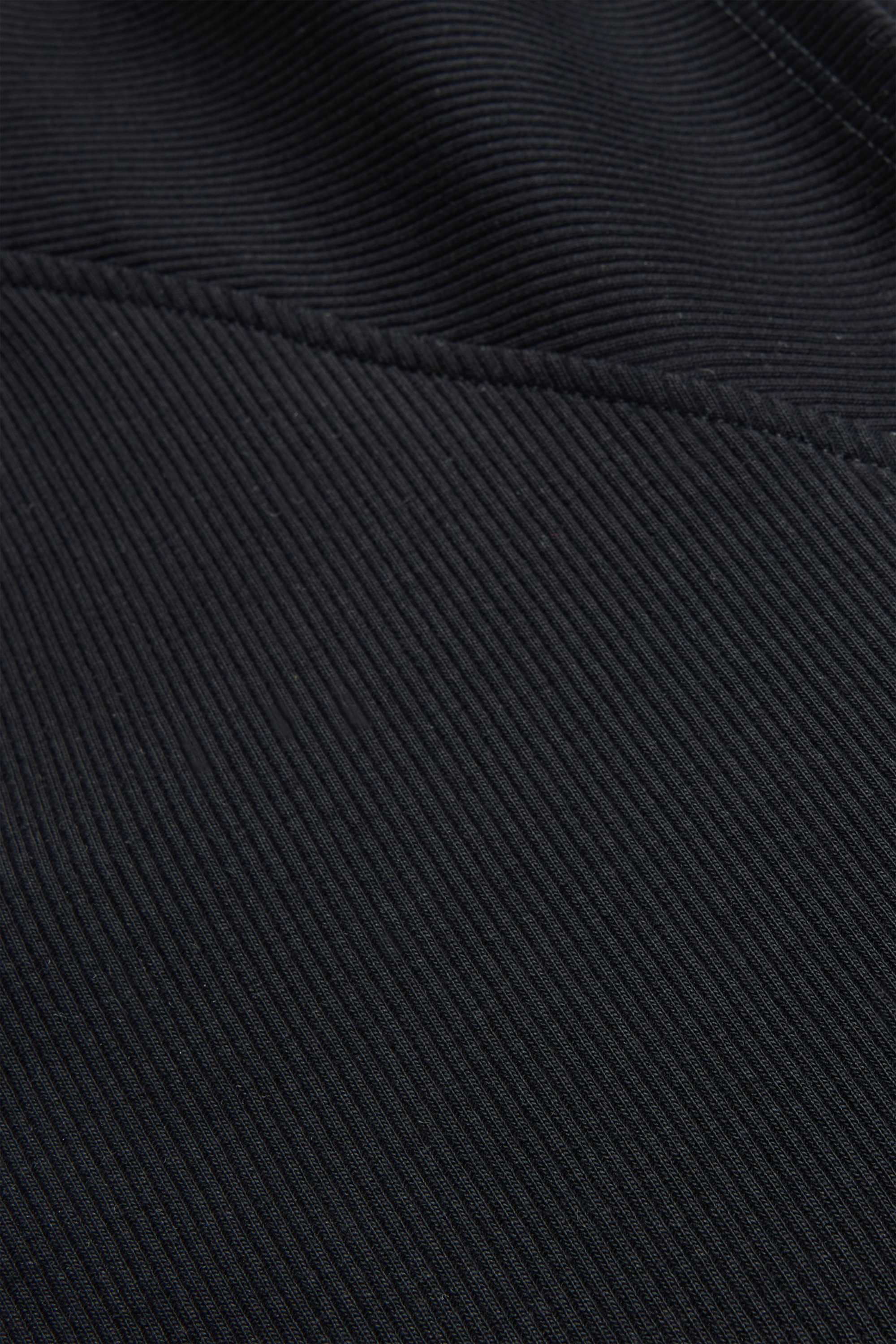 Bodycon dress - ribbed black