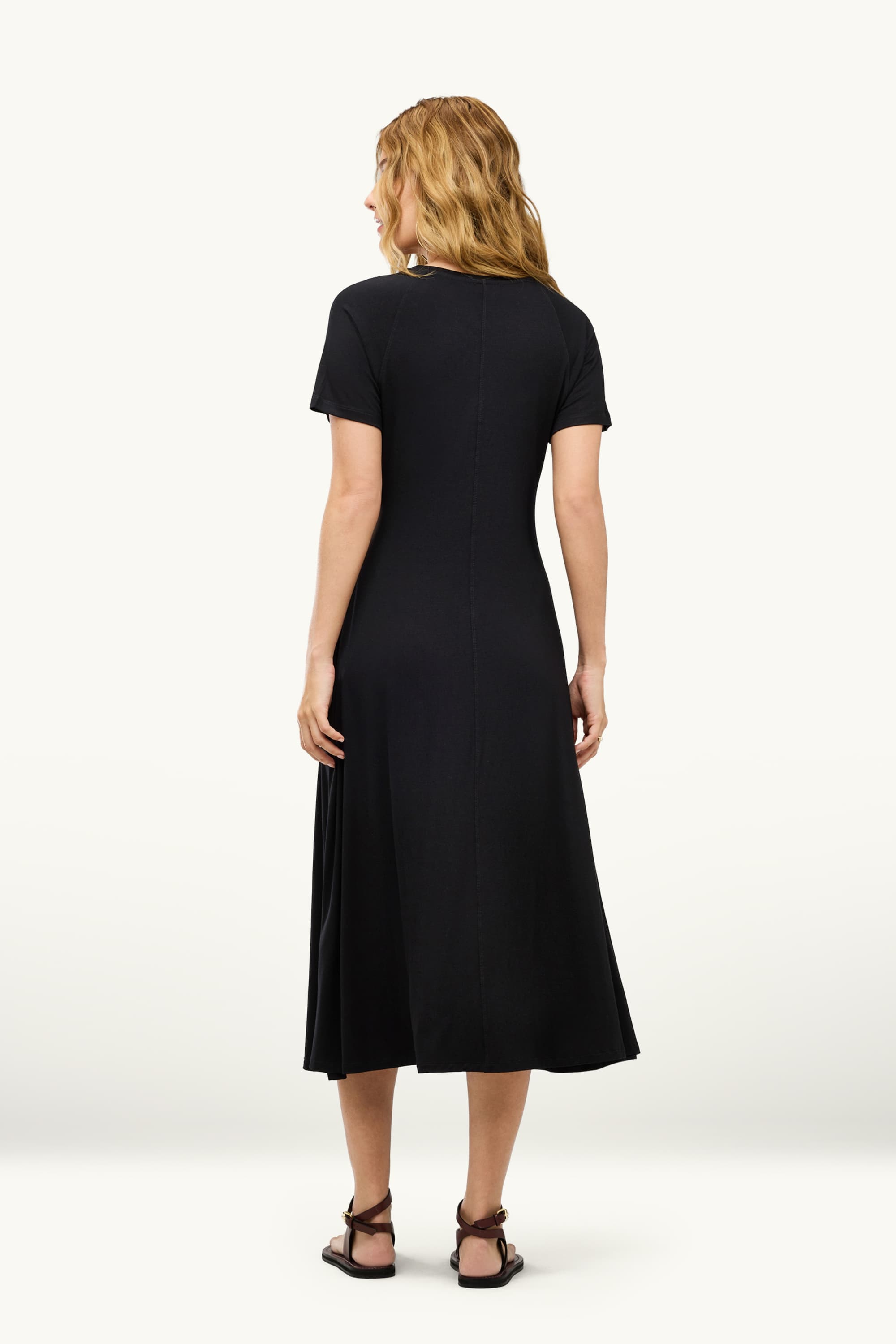 A-line dress black