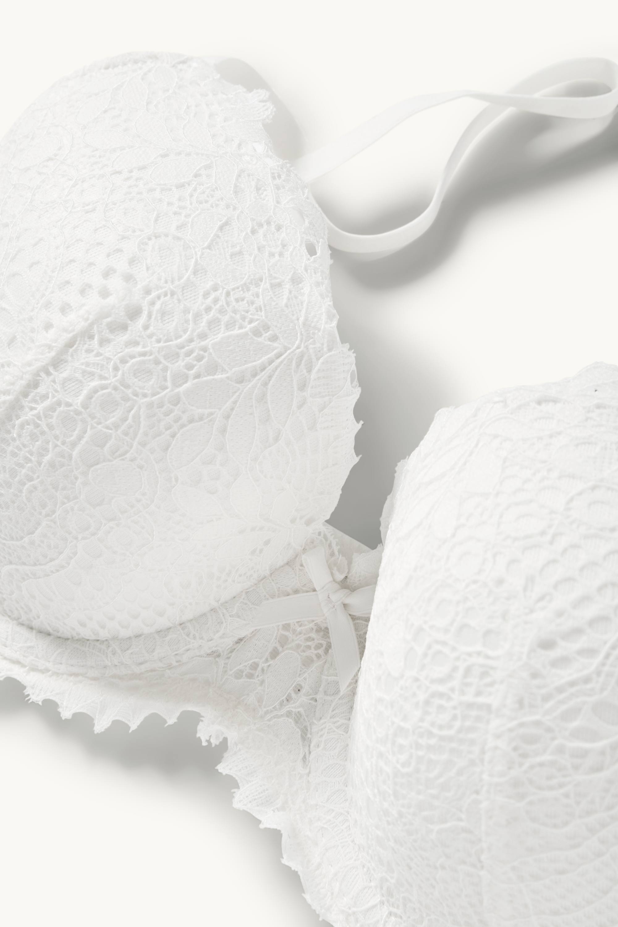 Underwire bra - FULL COVERAGE - padded white
