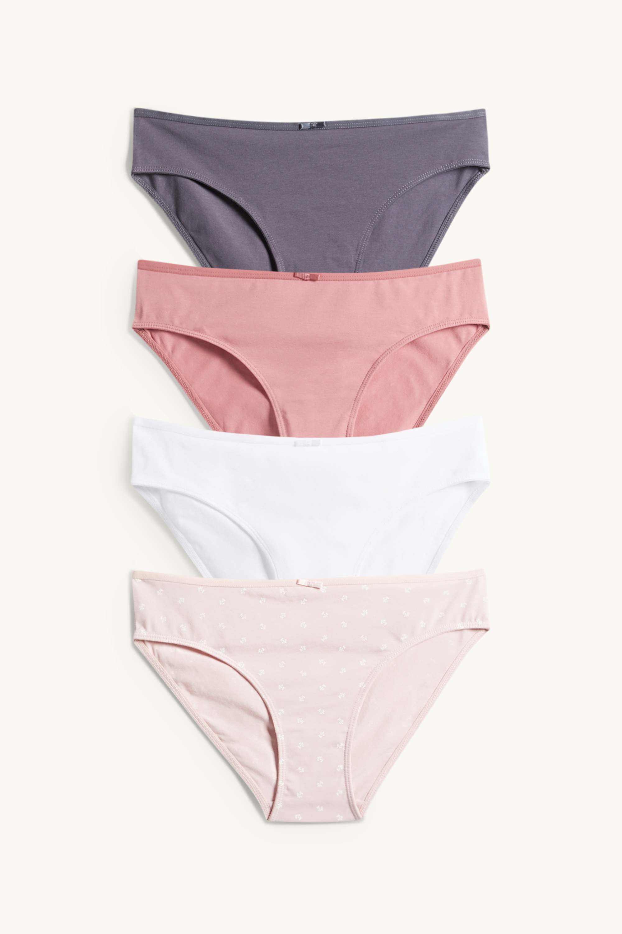 Multipack of 4 - knickers rose