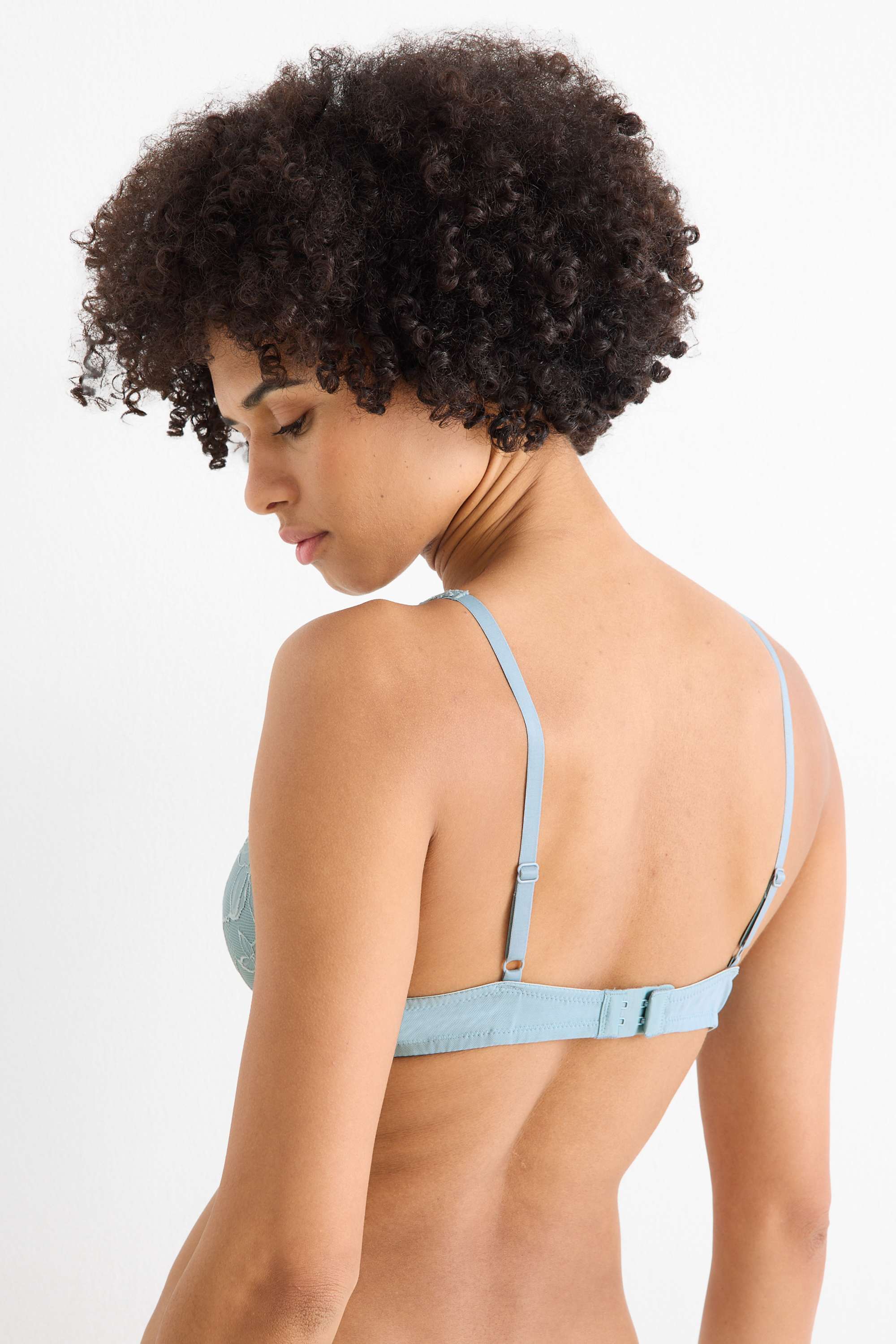 Underwire bra - PLUNGE - padded dark turquoise
