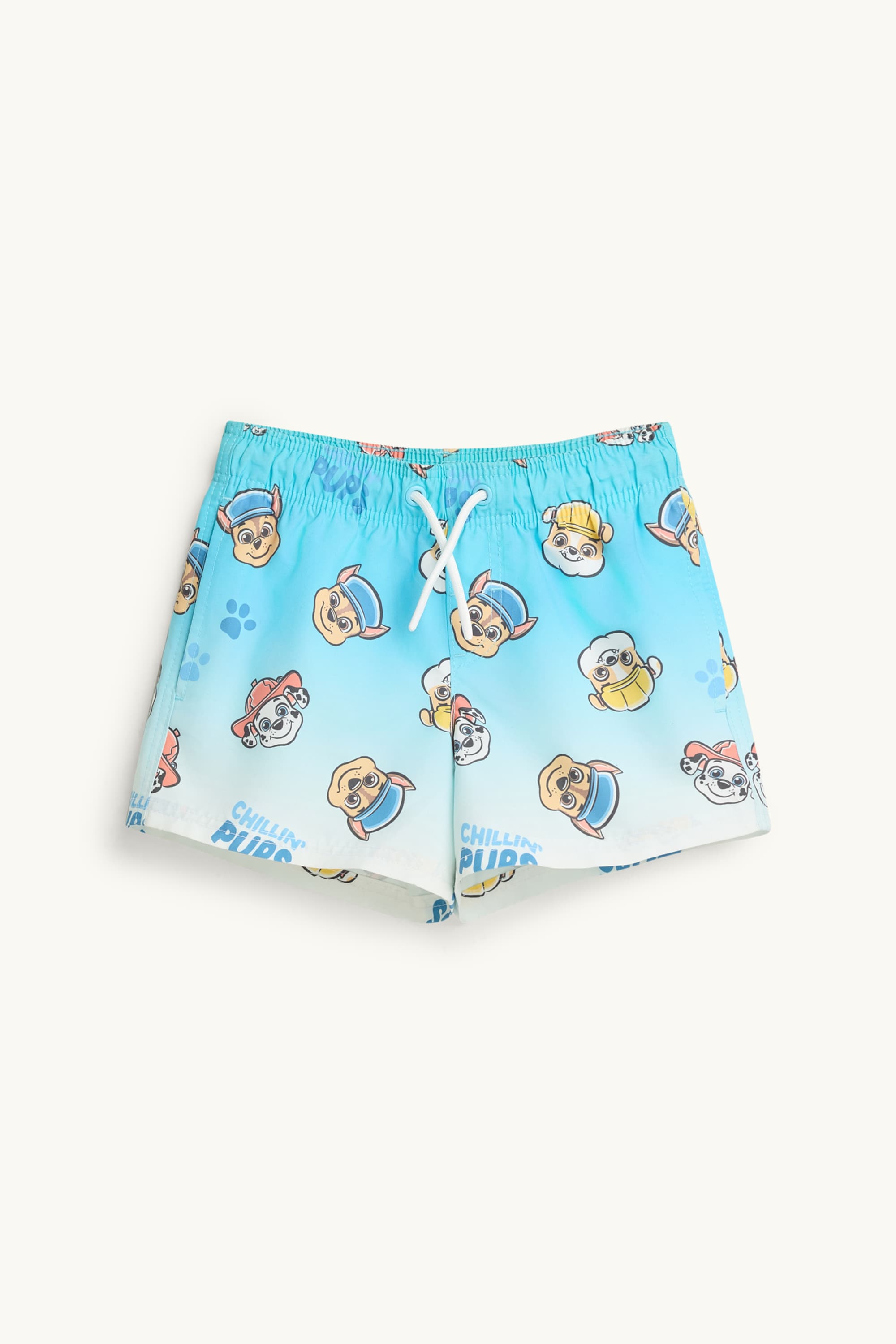 PAW Patrol - Chase, Marshall, Rubble - swim shorts blue