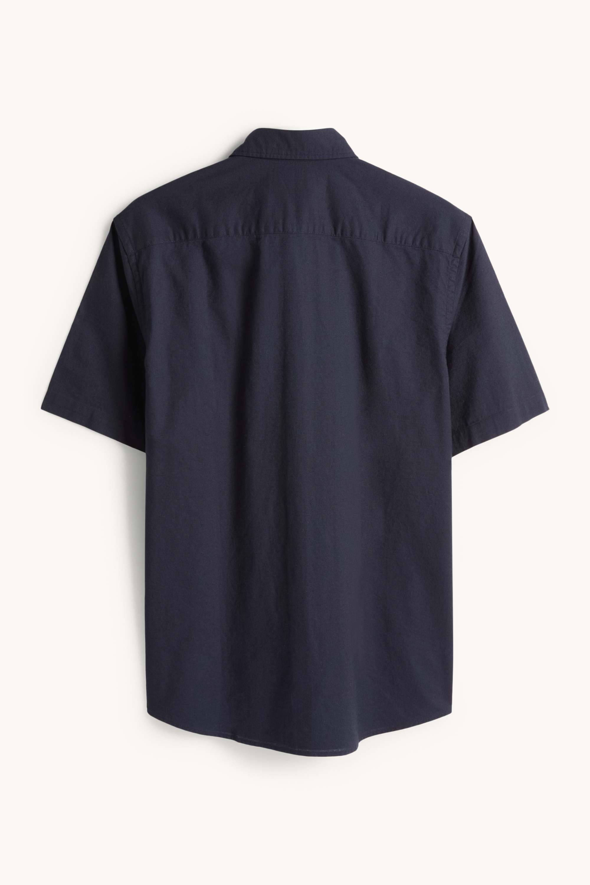 Shirt - regular fit - button-down collar dark blue