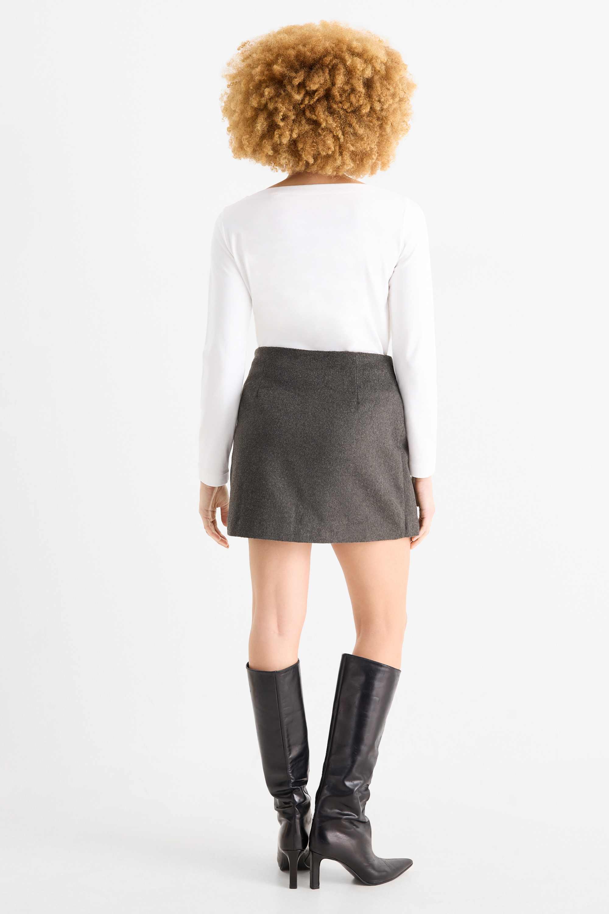 Miniskirt dark gray