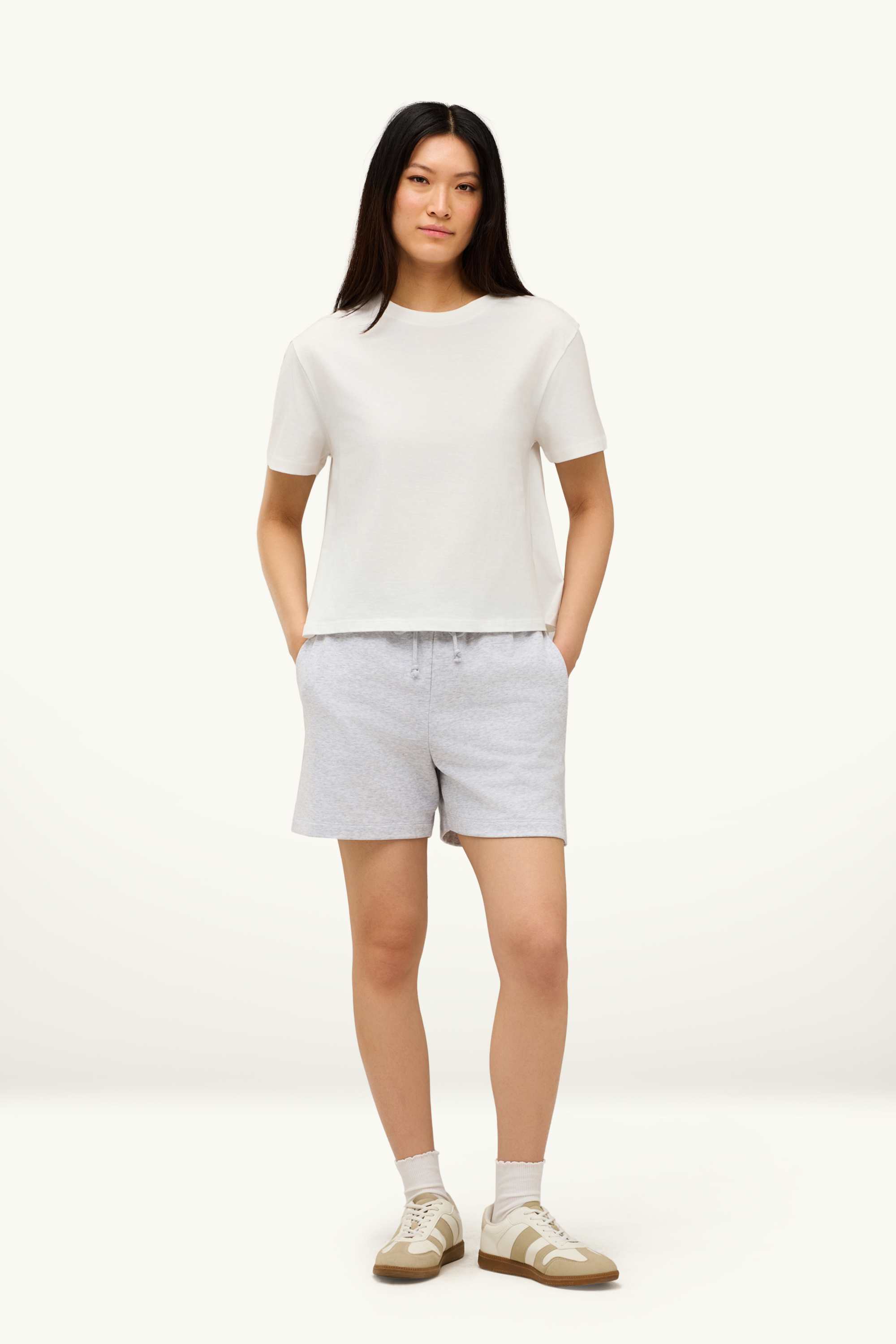 Sweat shorts light gray