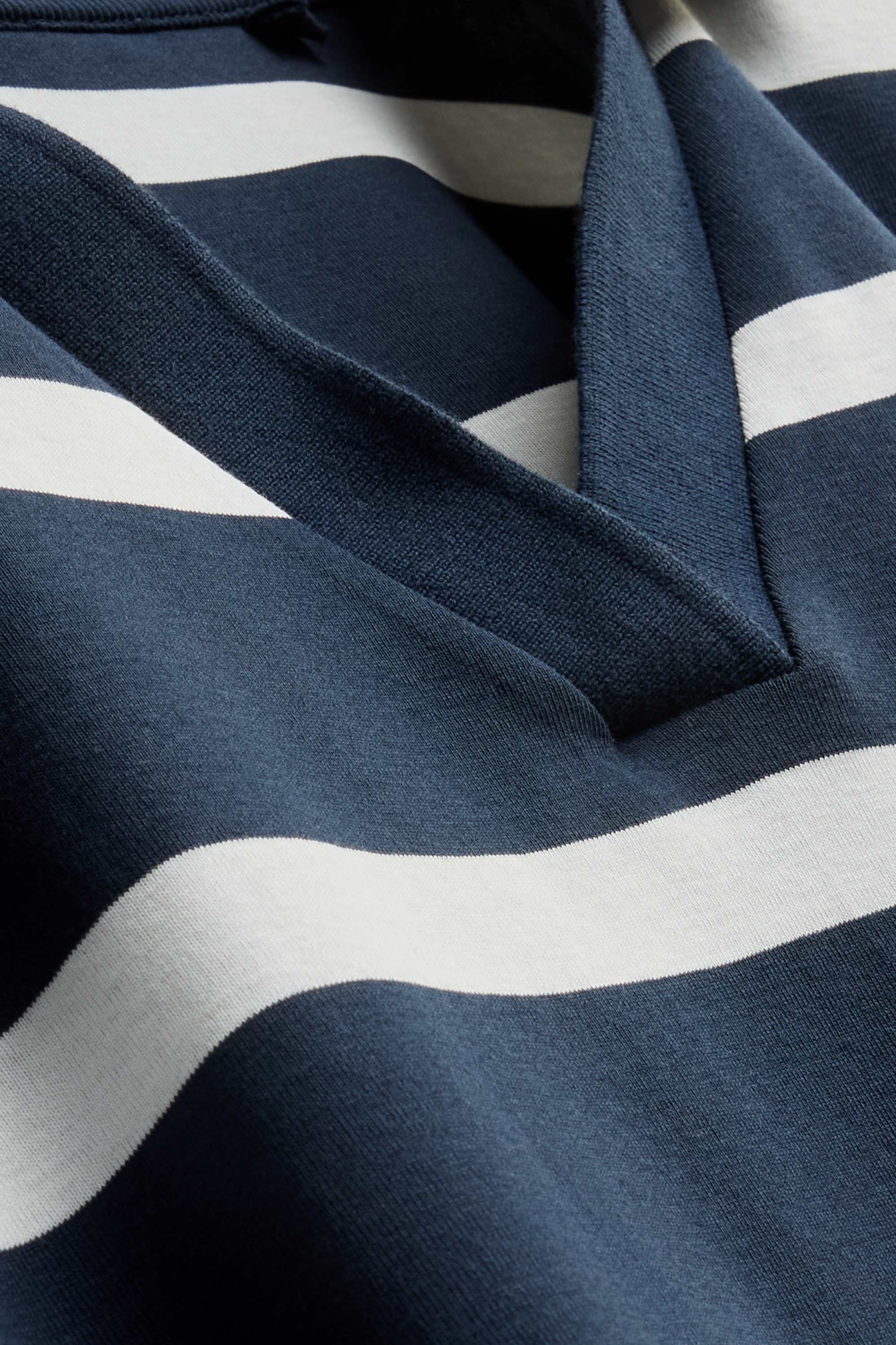 Polo shirt - regular fit - striped blue