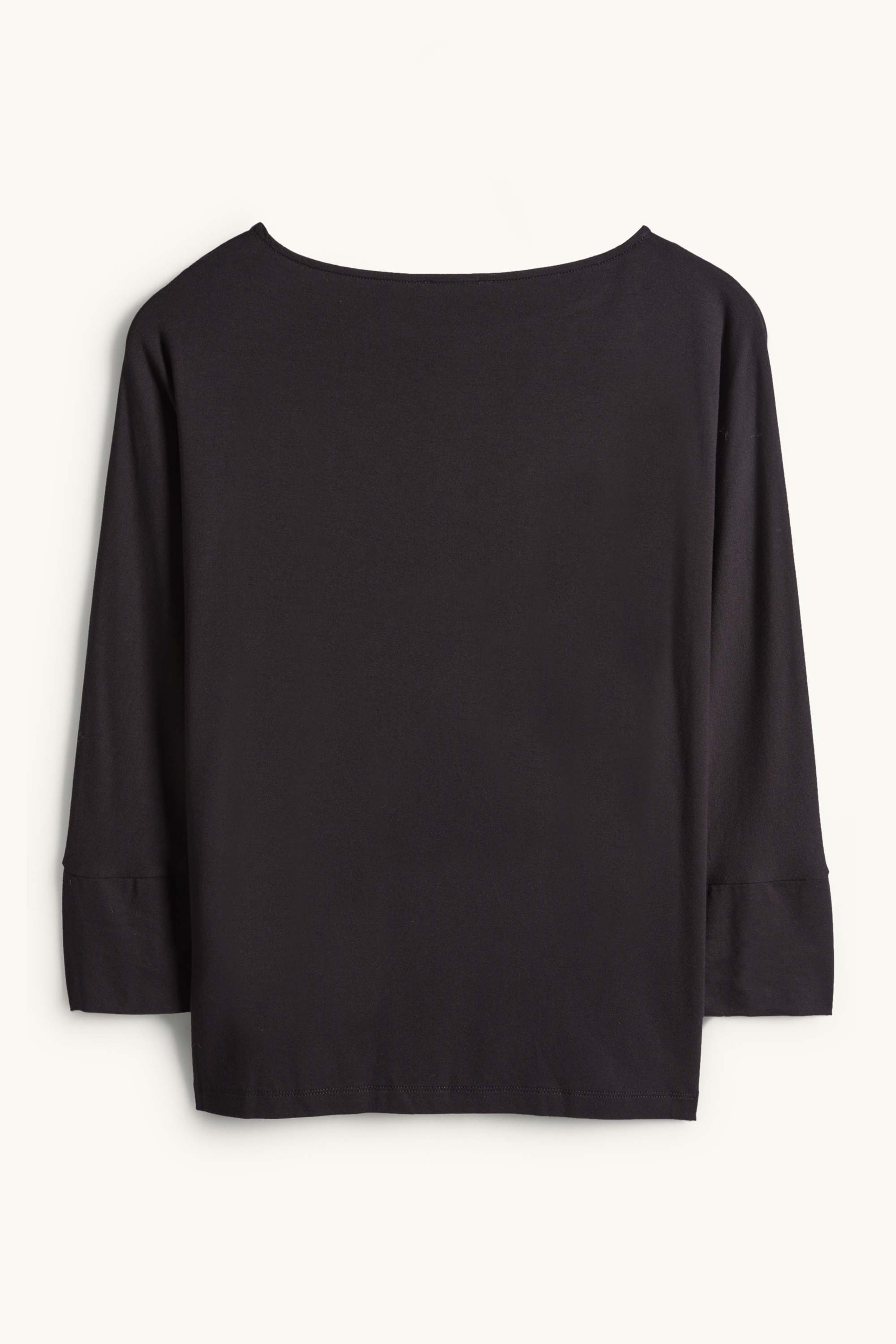 Long sleeve top - regular fit black