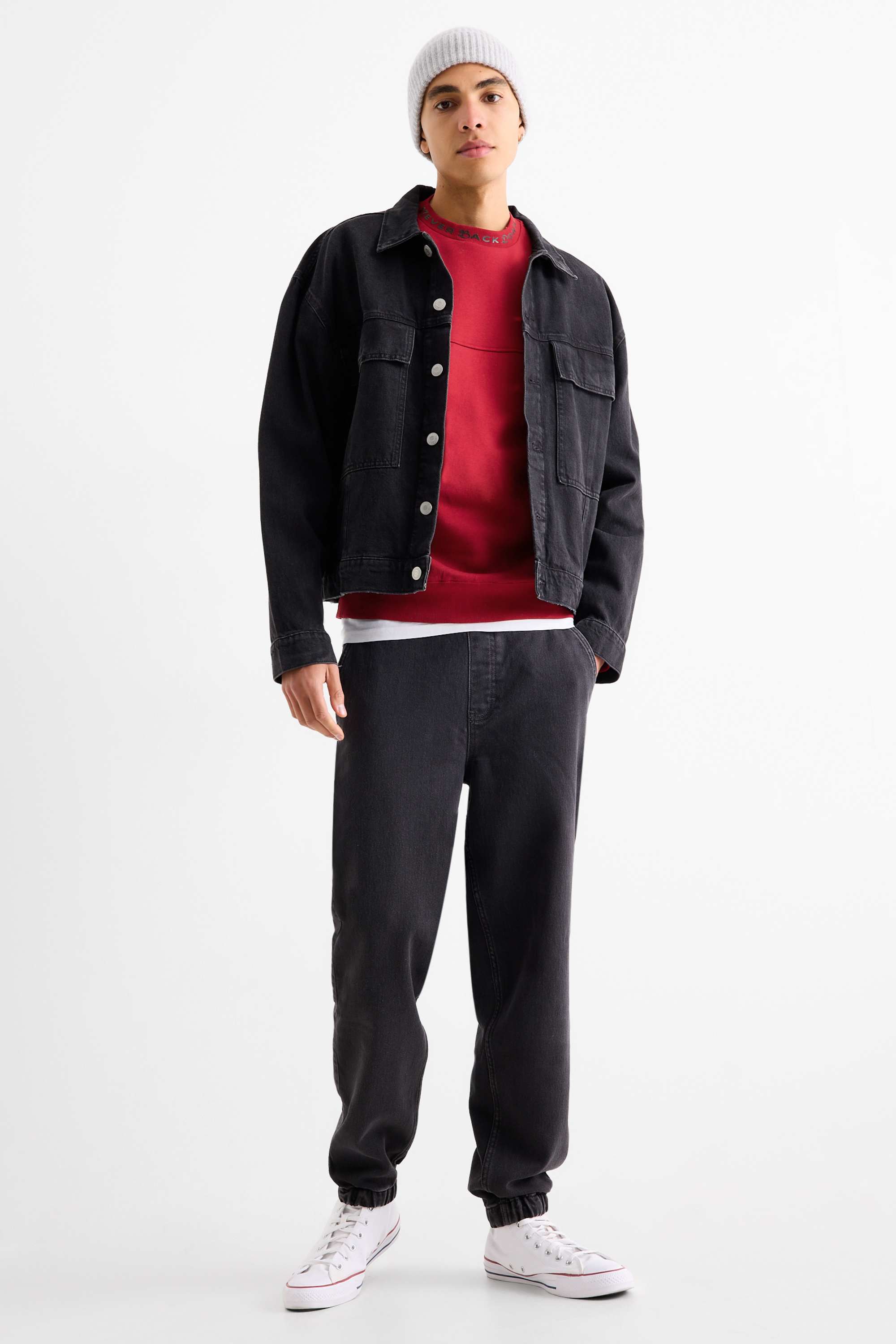 Sweatshirt dark red