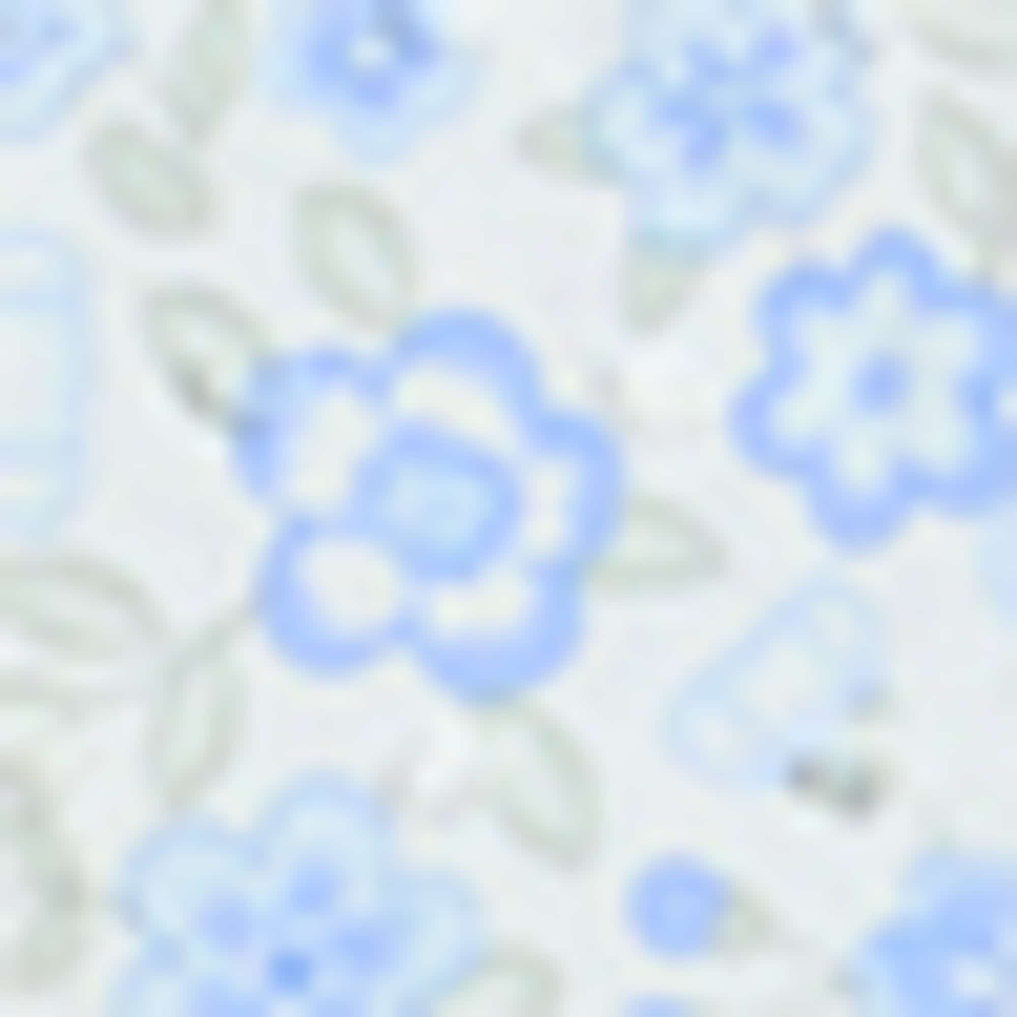 Floral - baby dress light blue