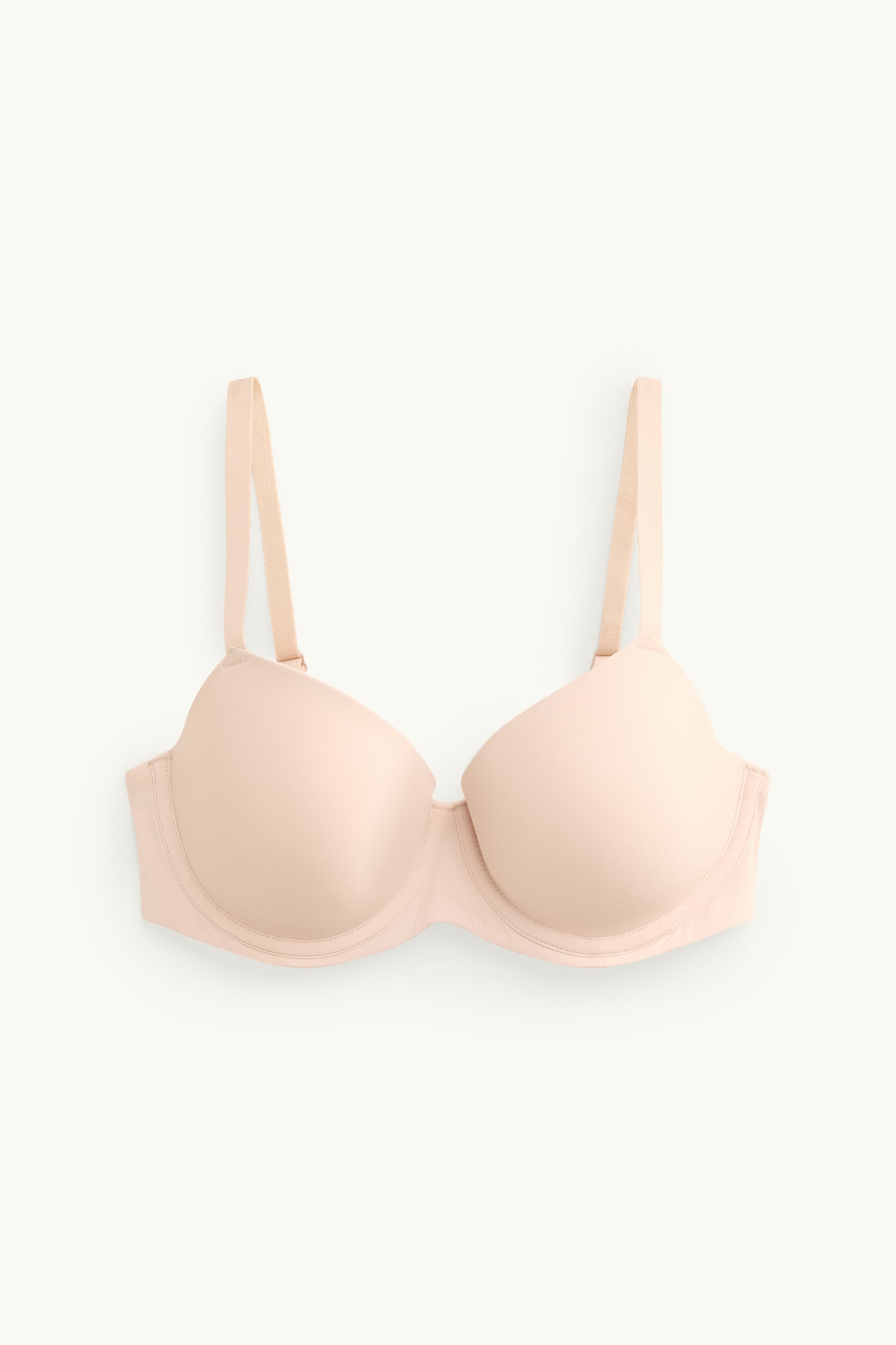 Underwire bra - DEMI - padded - LYCRA® beige