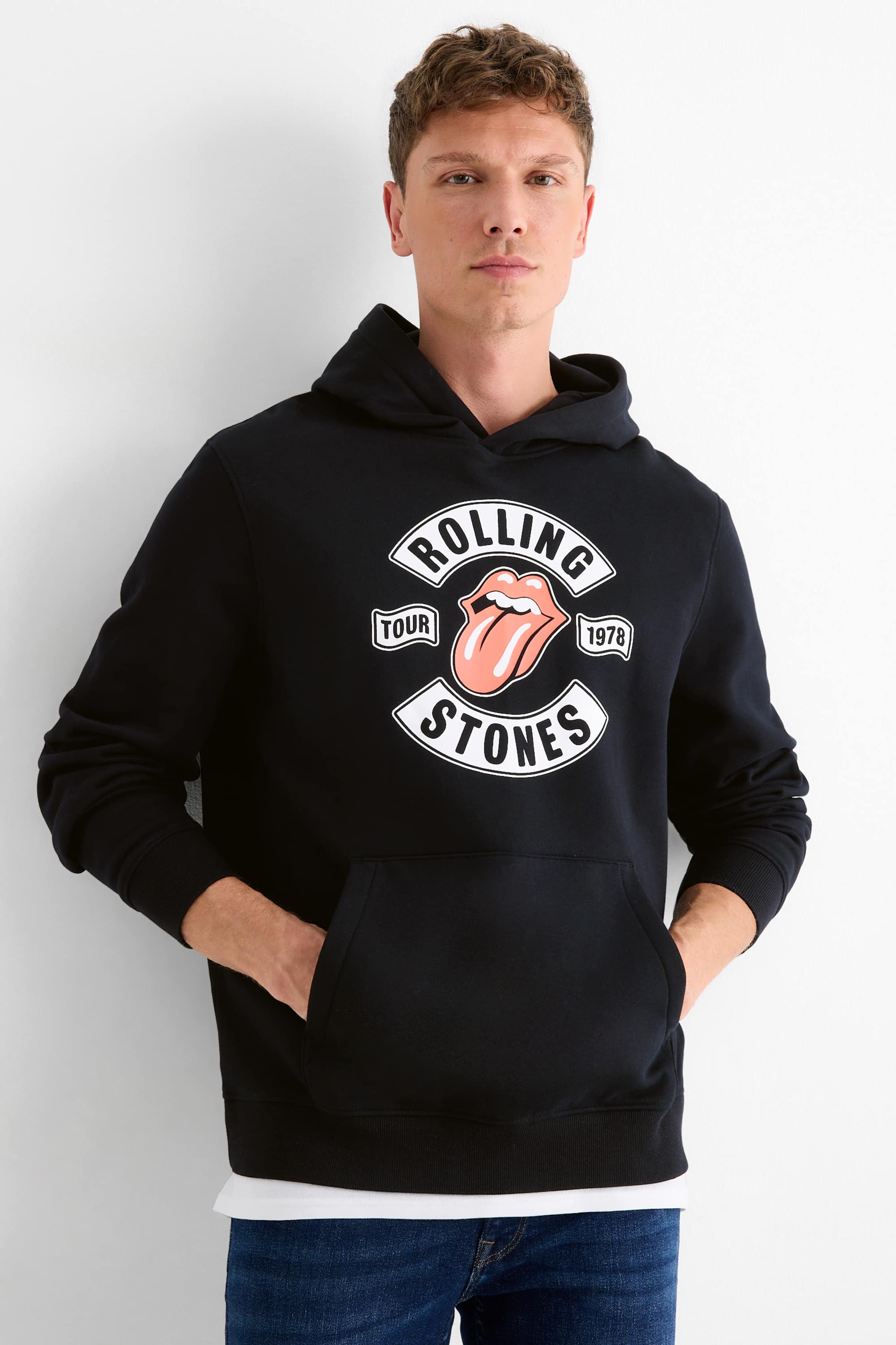 Hoodie - Rolling Stones black