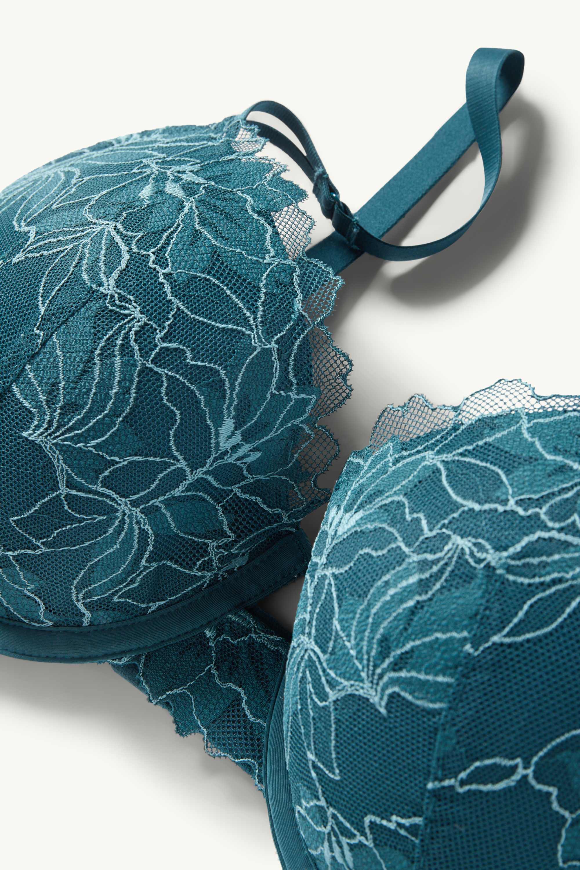 Underwire bra - DEMI - padded green