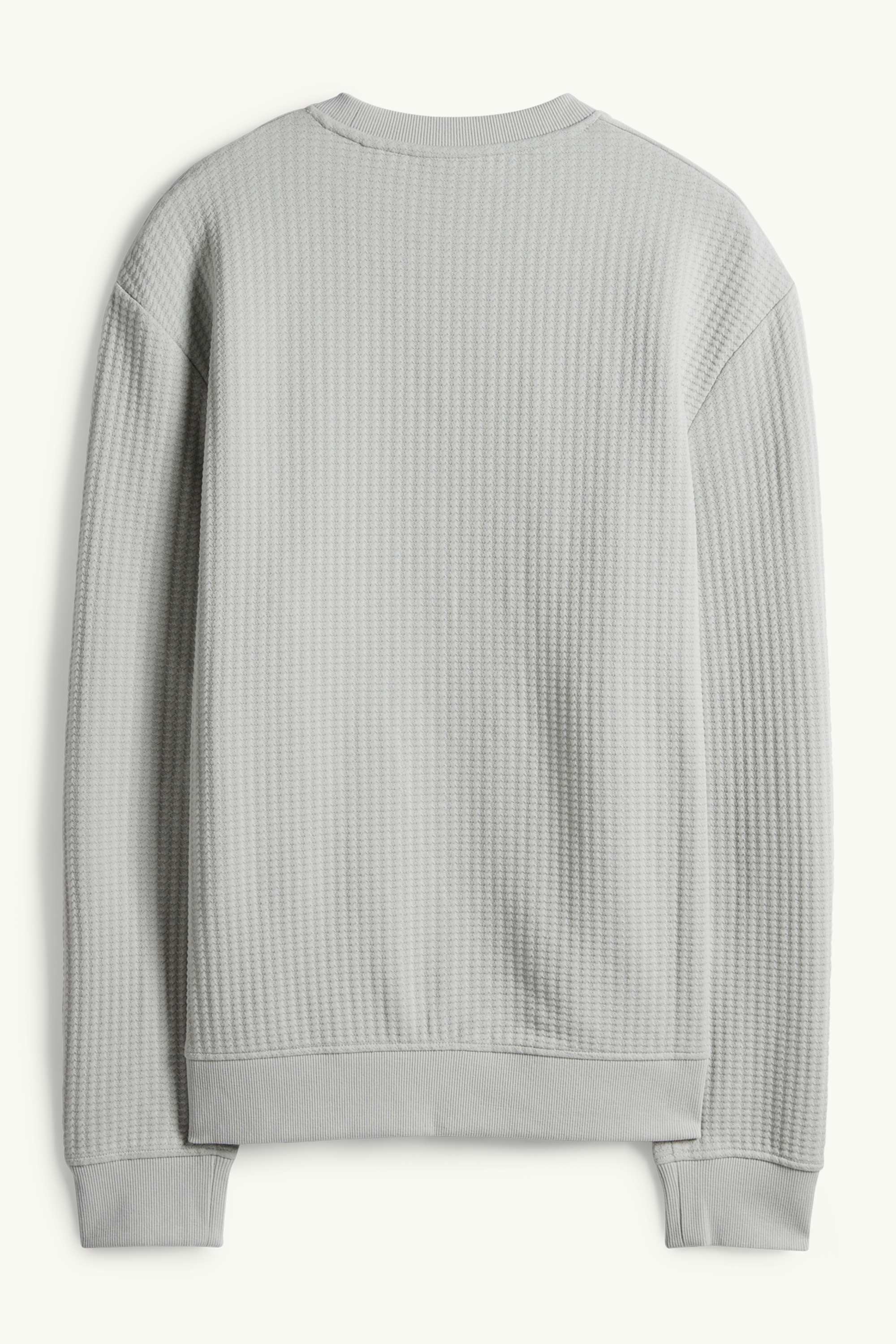 Sweatshirt - textured gray