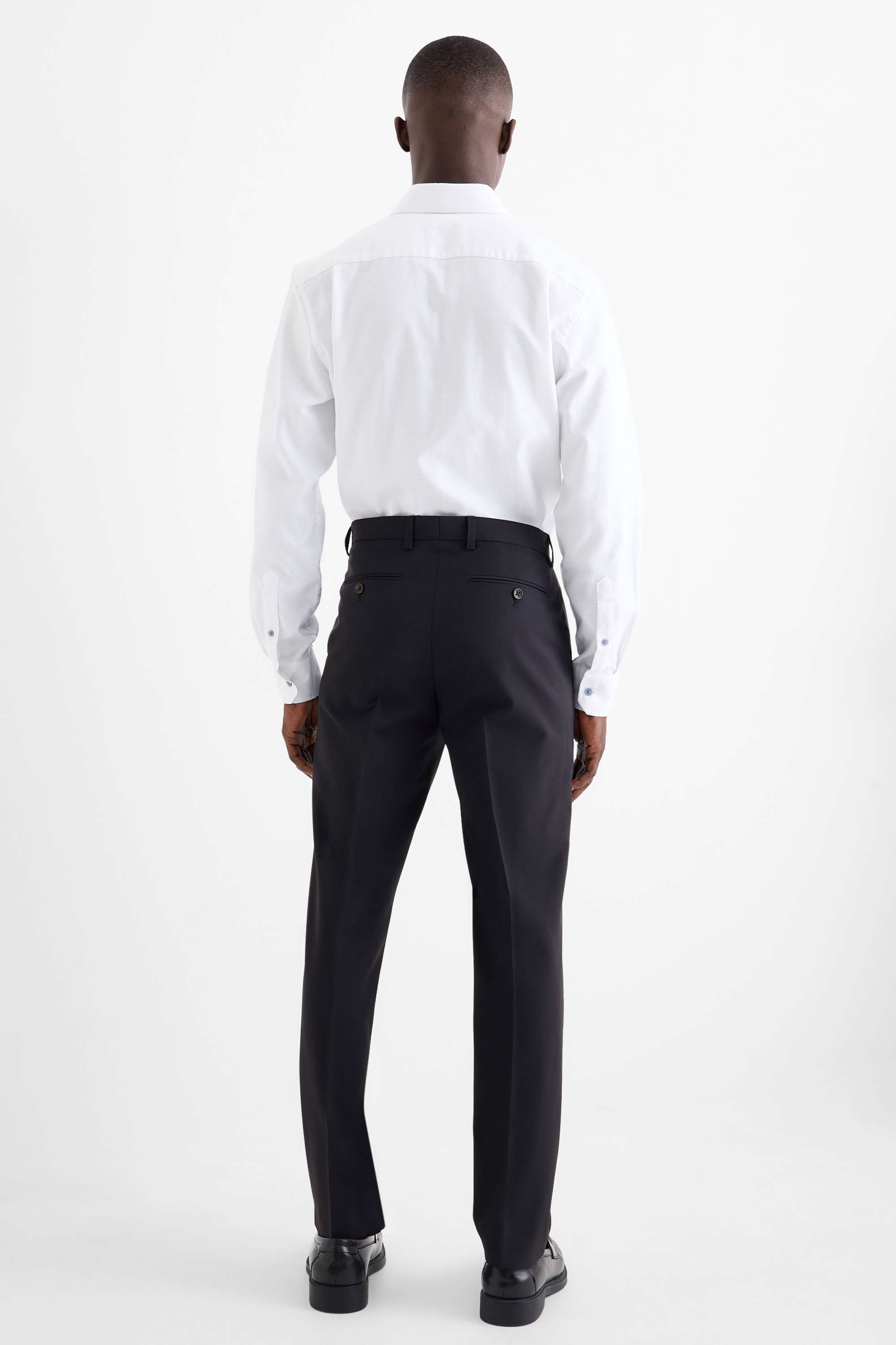 Mix & match suit trousers - regular fit - Flex - wool blend dark blue