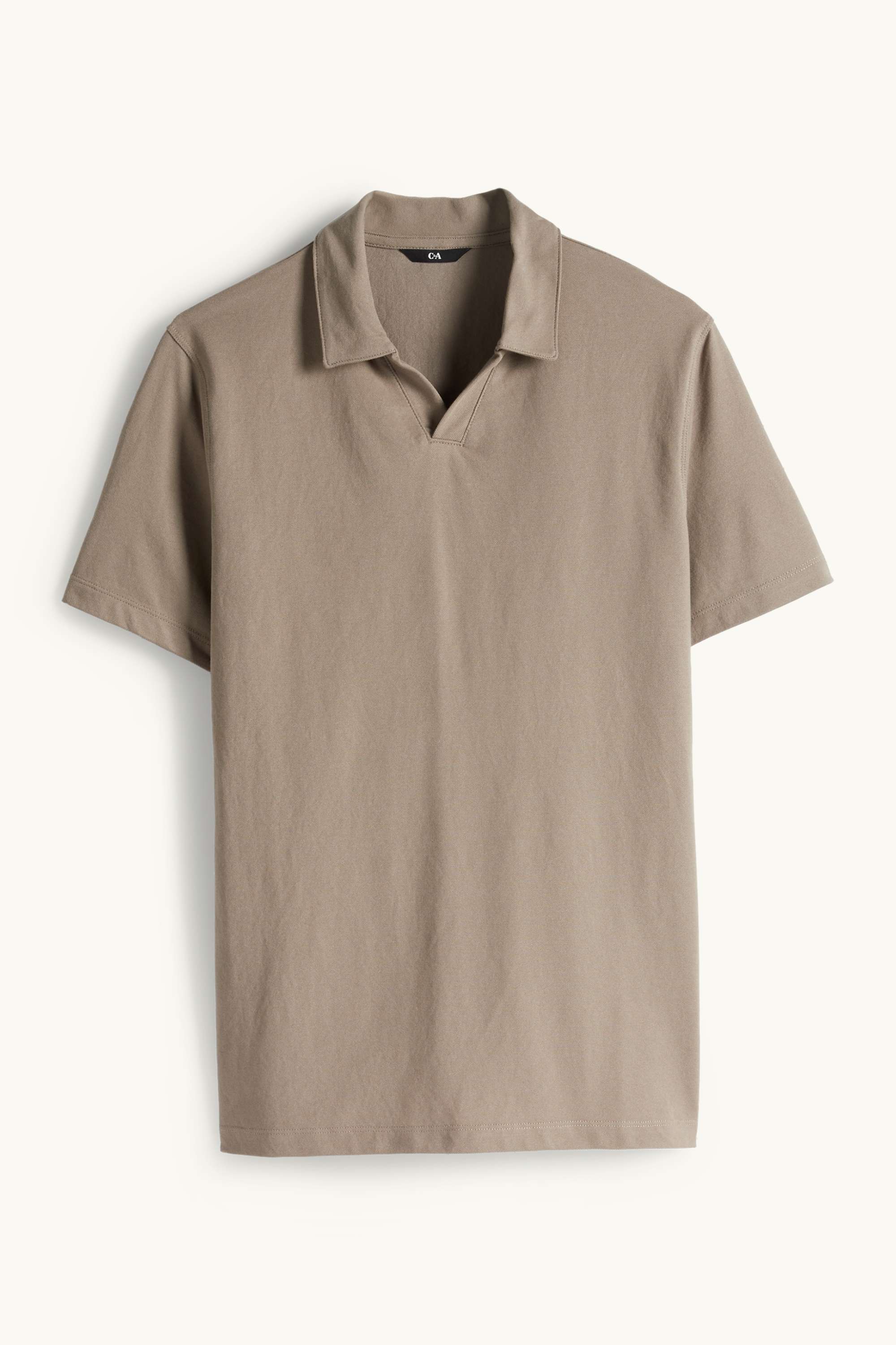 Polo shirt - regular fit light brown