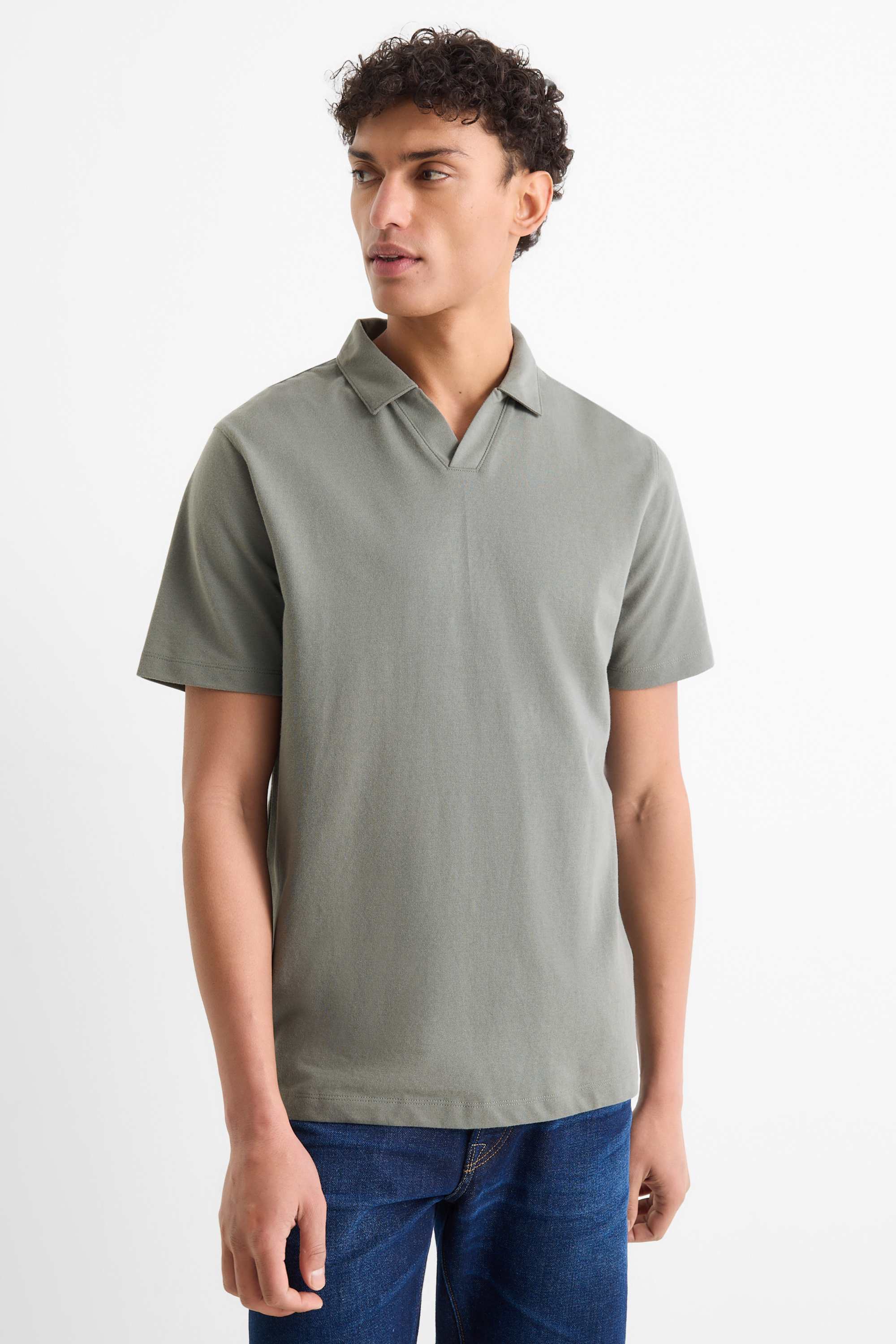Polo shirt - regular fit green