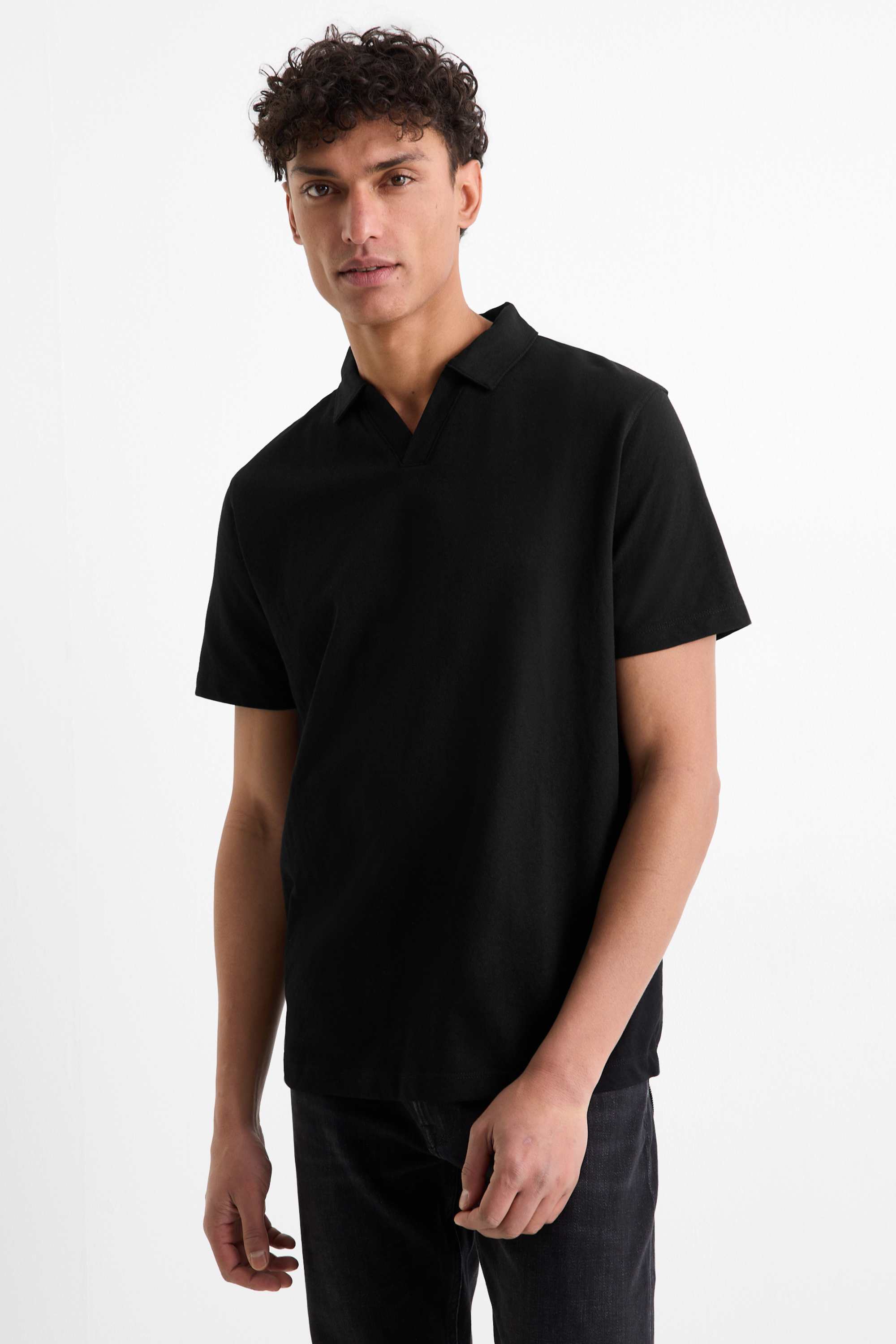 Polo shirt - regular fit black
