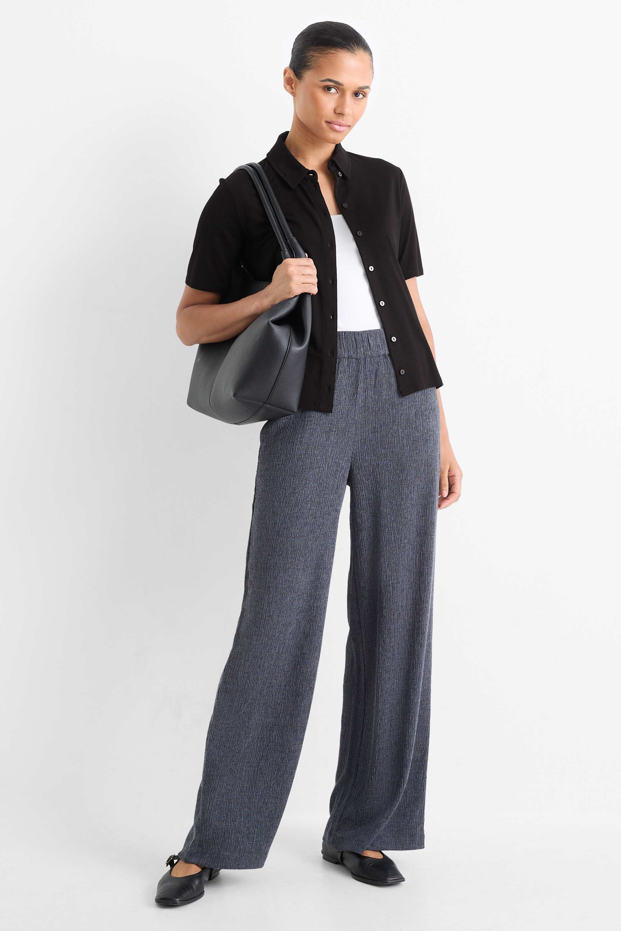 Shirt blouse black