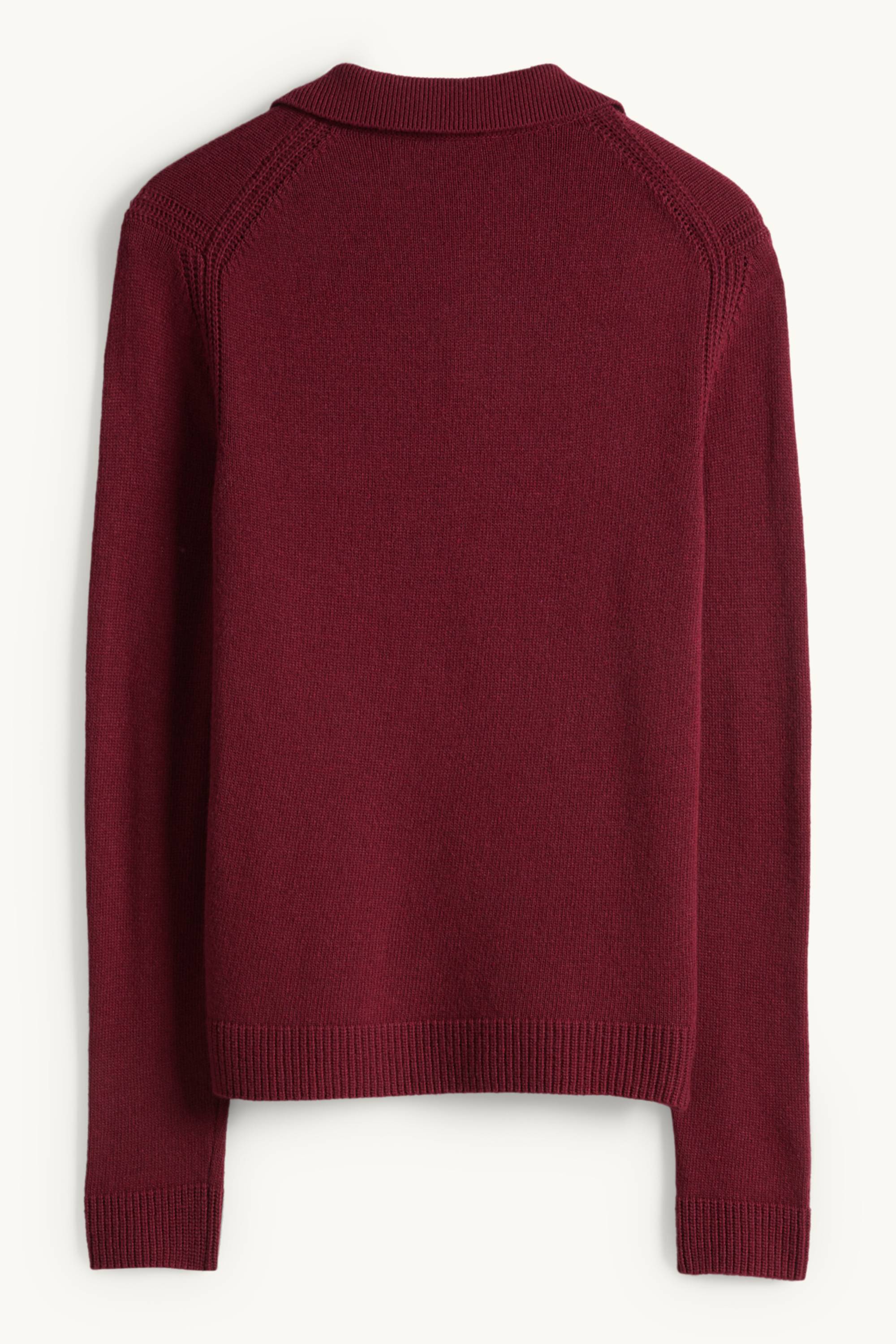 Jumper - wool blend bordeaux