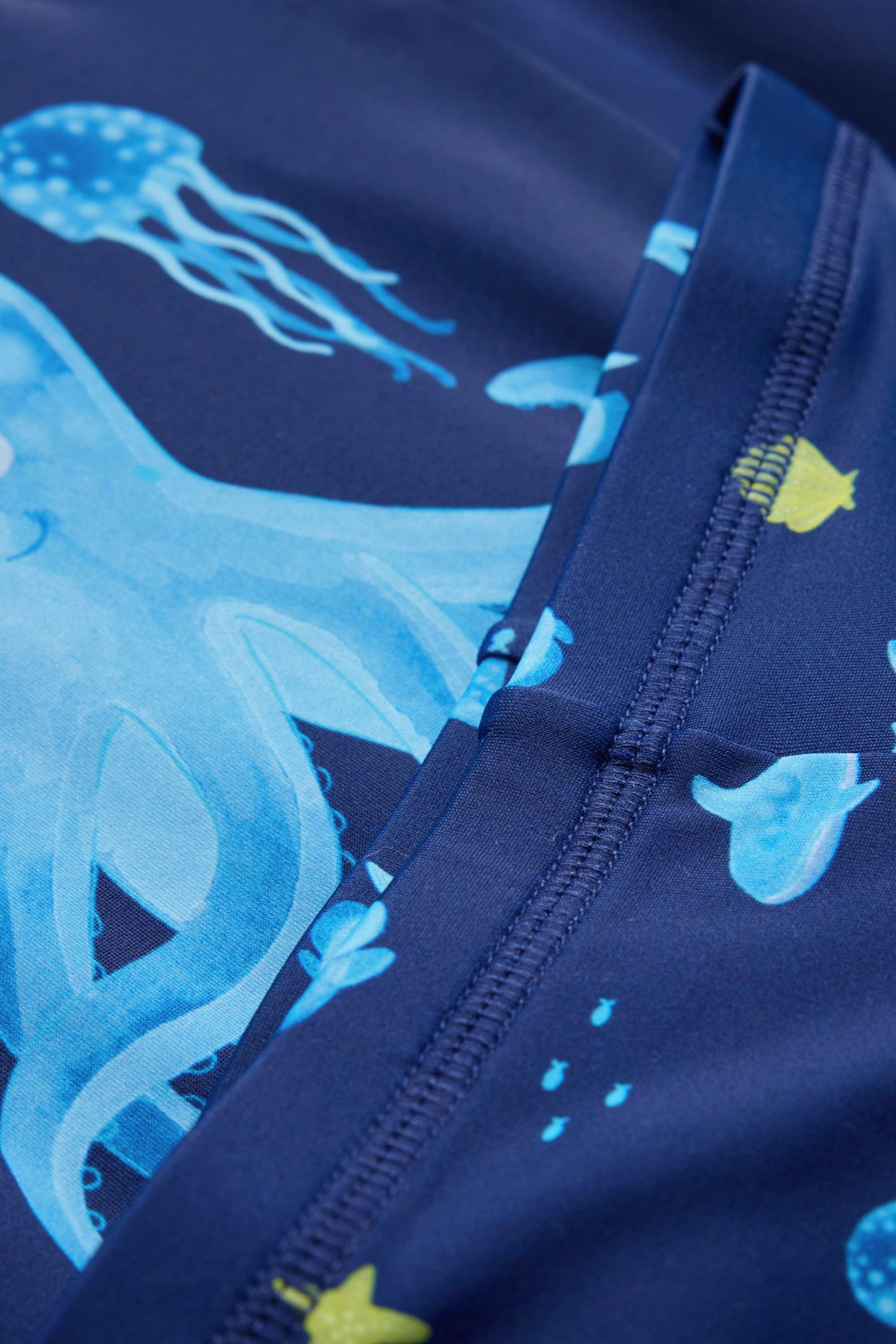 Sea creatures - baby outfit - LYCRA® XTRA LIFE™ dark blue