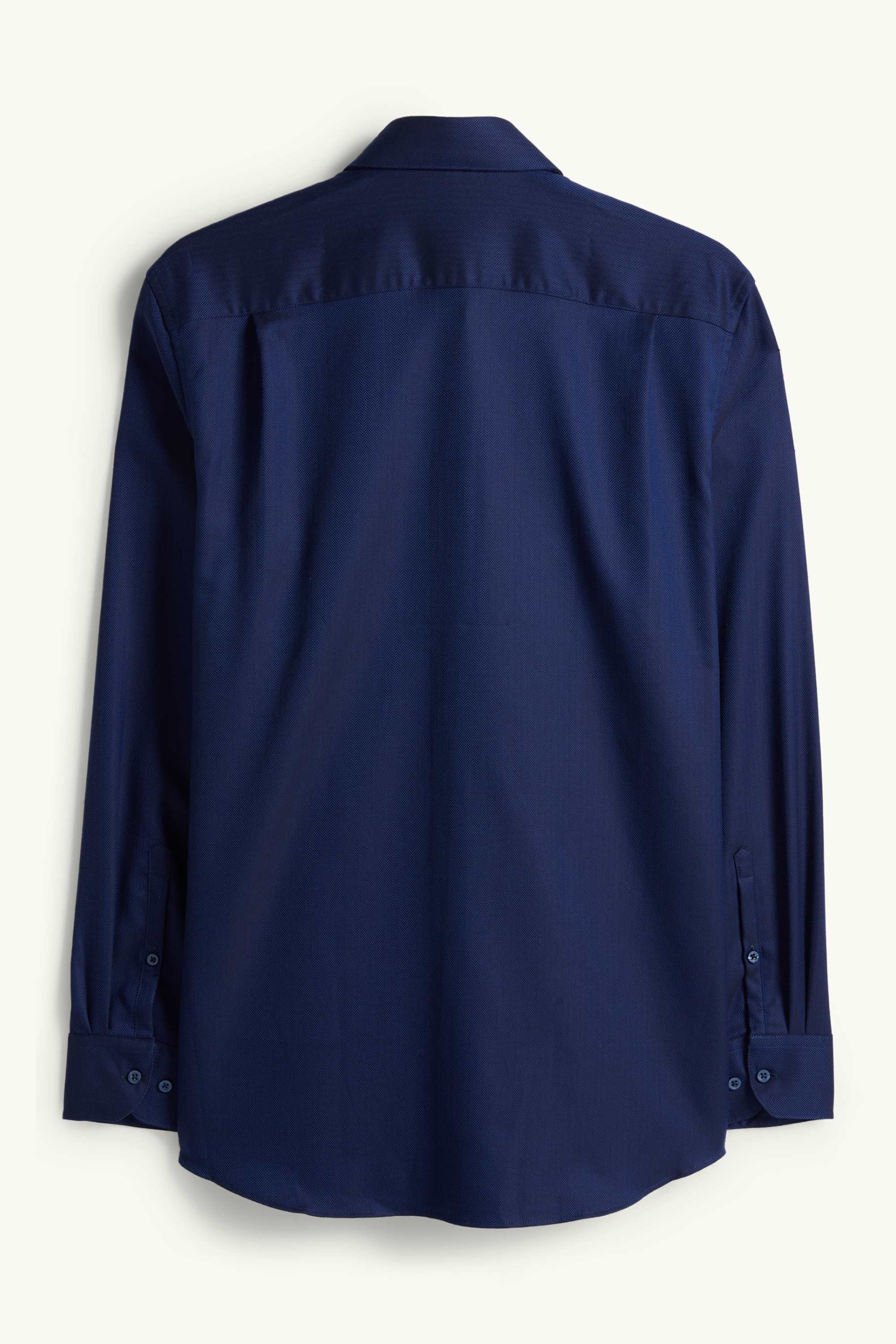 Business shirt - regular fit - cutaway collar - easy-iron dark blue