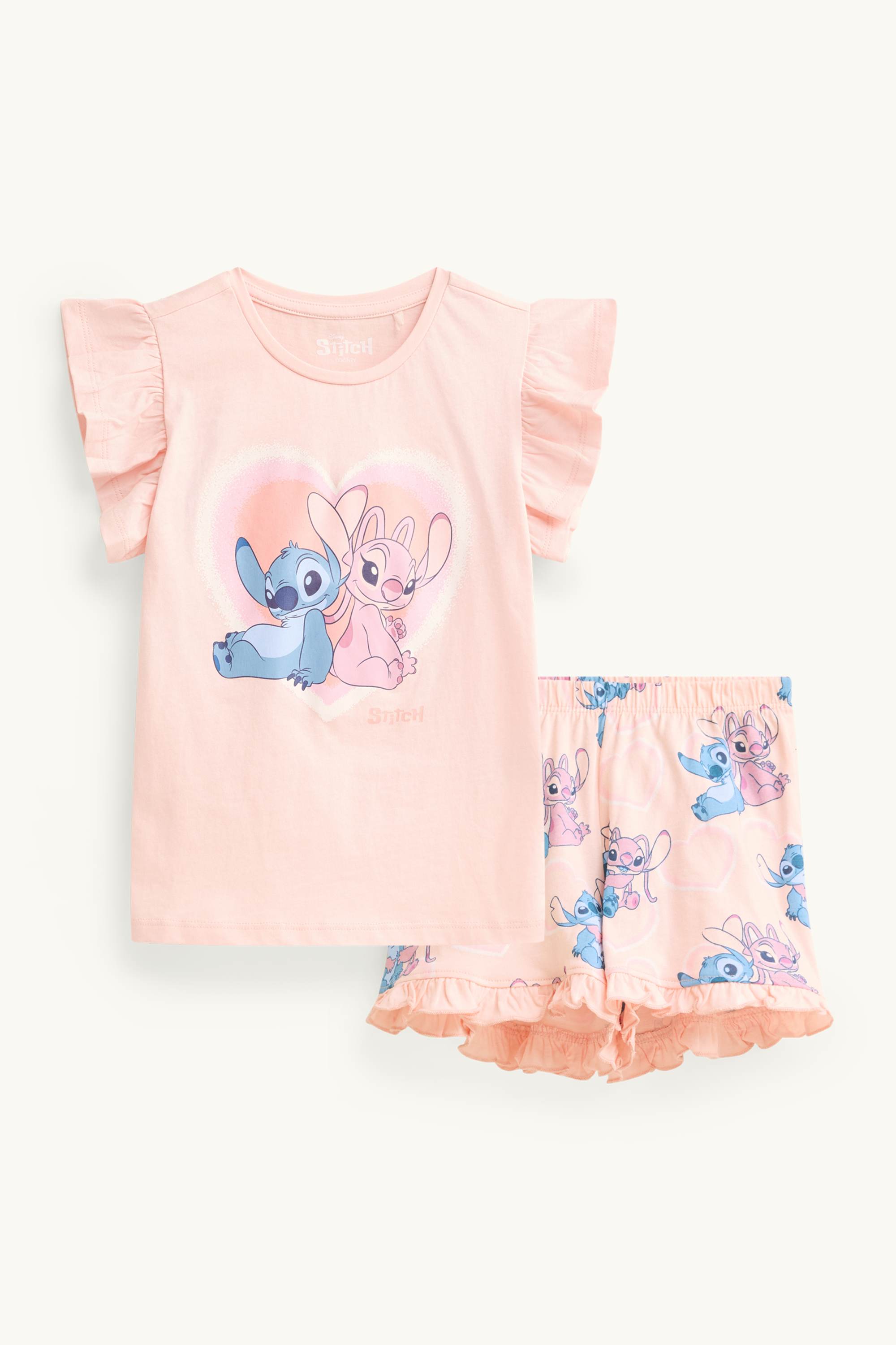 Lilo & Stitch - shorty pyjamas - 2 piece rose