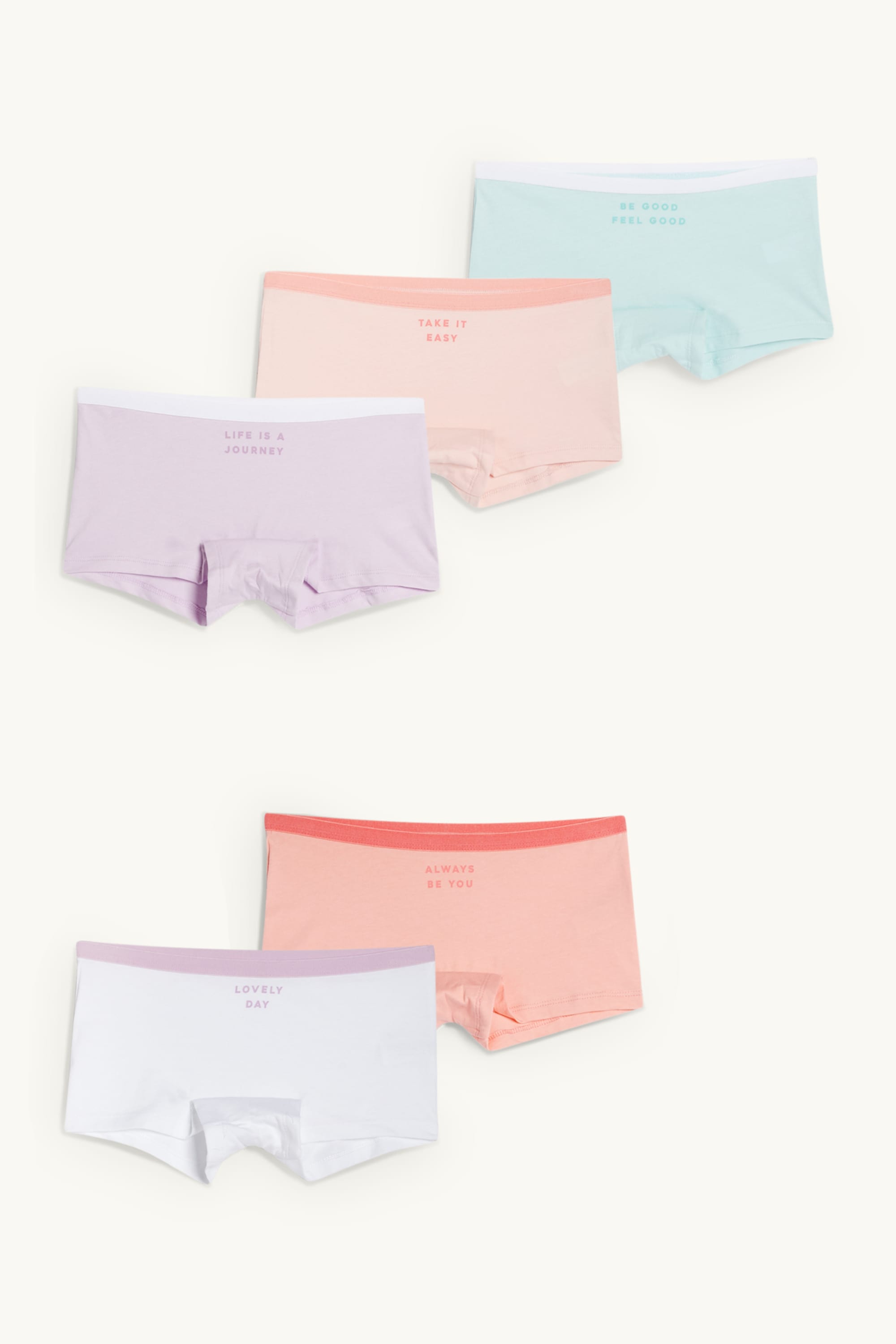 Multipack of 5 - shorts multicoloured
