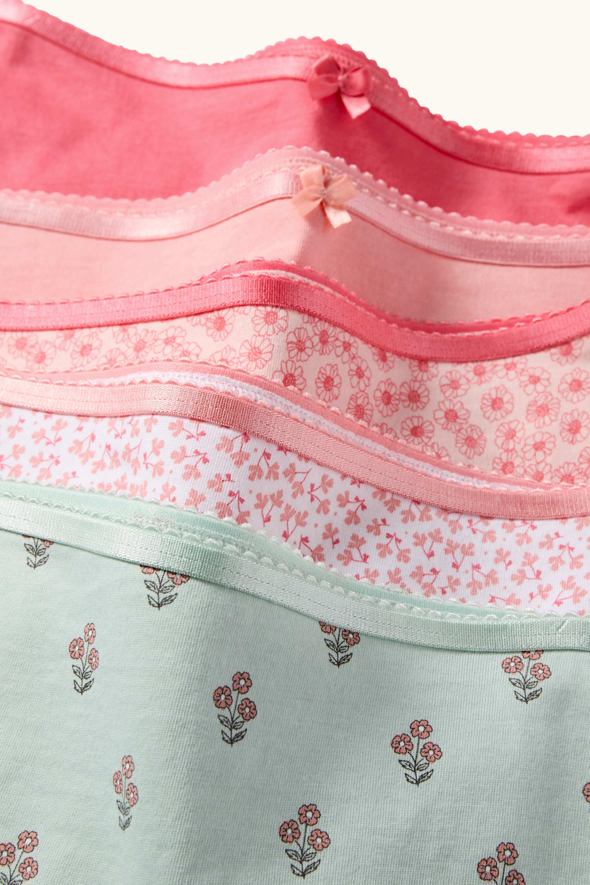 Multipack of 5 - floral - shorts rose
