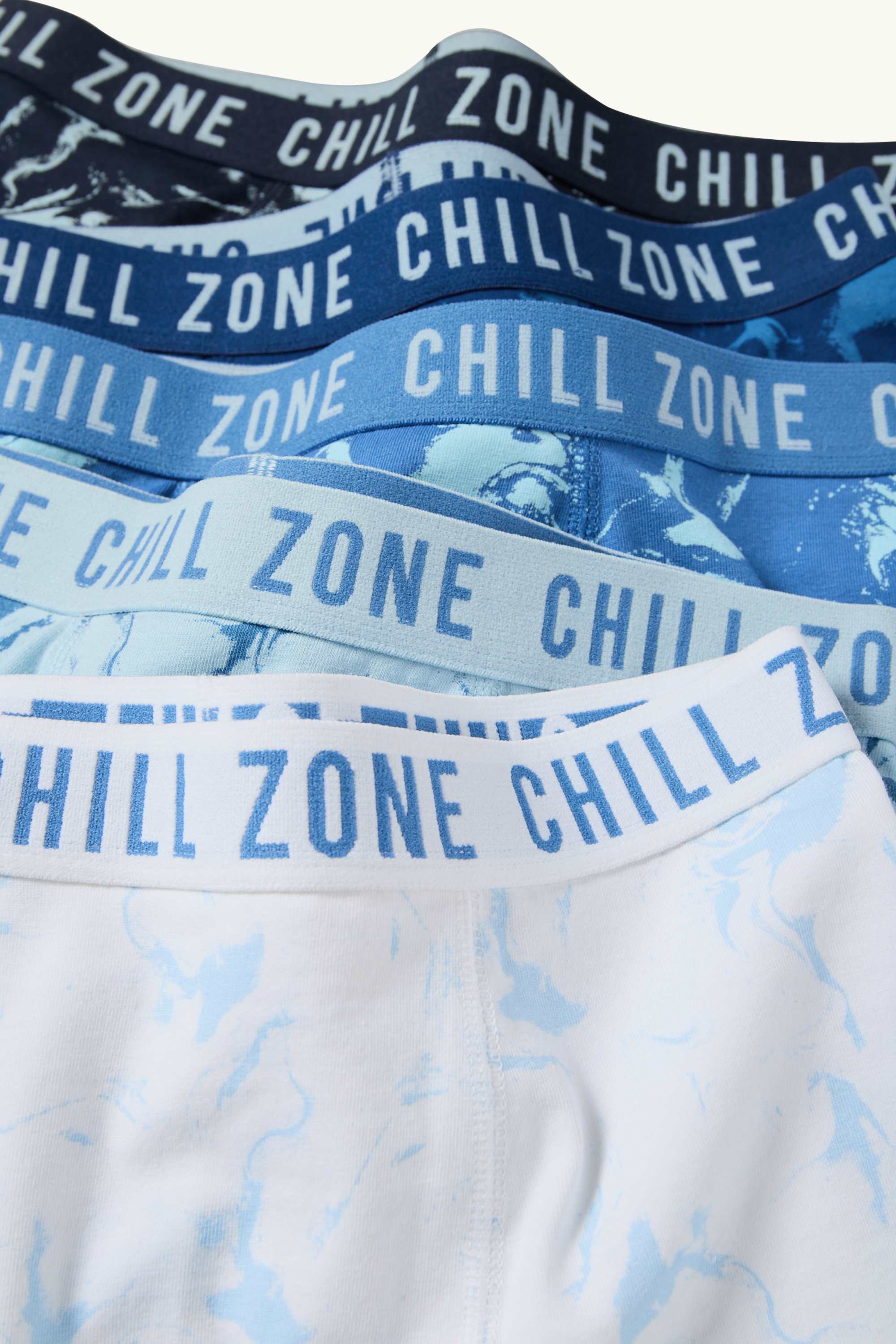 Multipack of 5 - boxer shorts - patterned light blue
