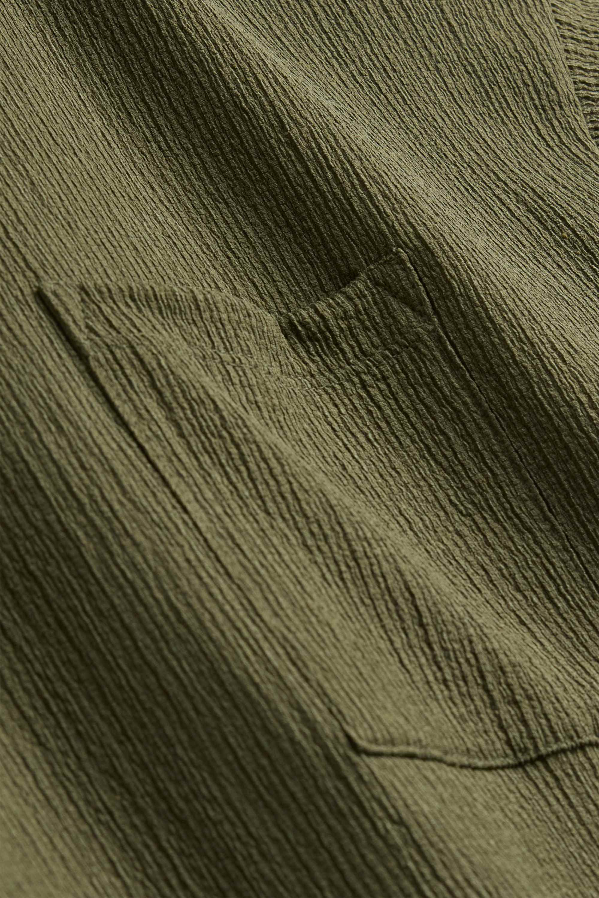 T-shirt - relaxed fit - textured khaki