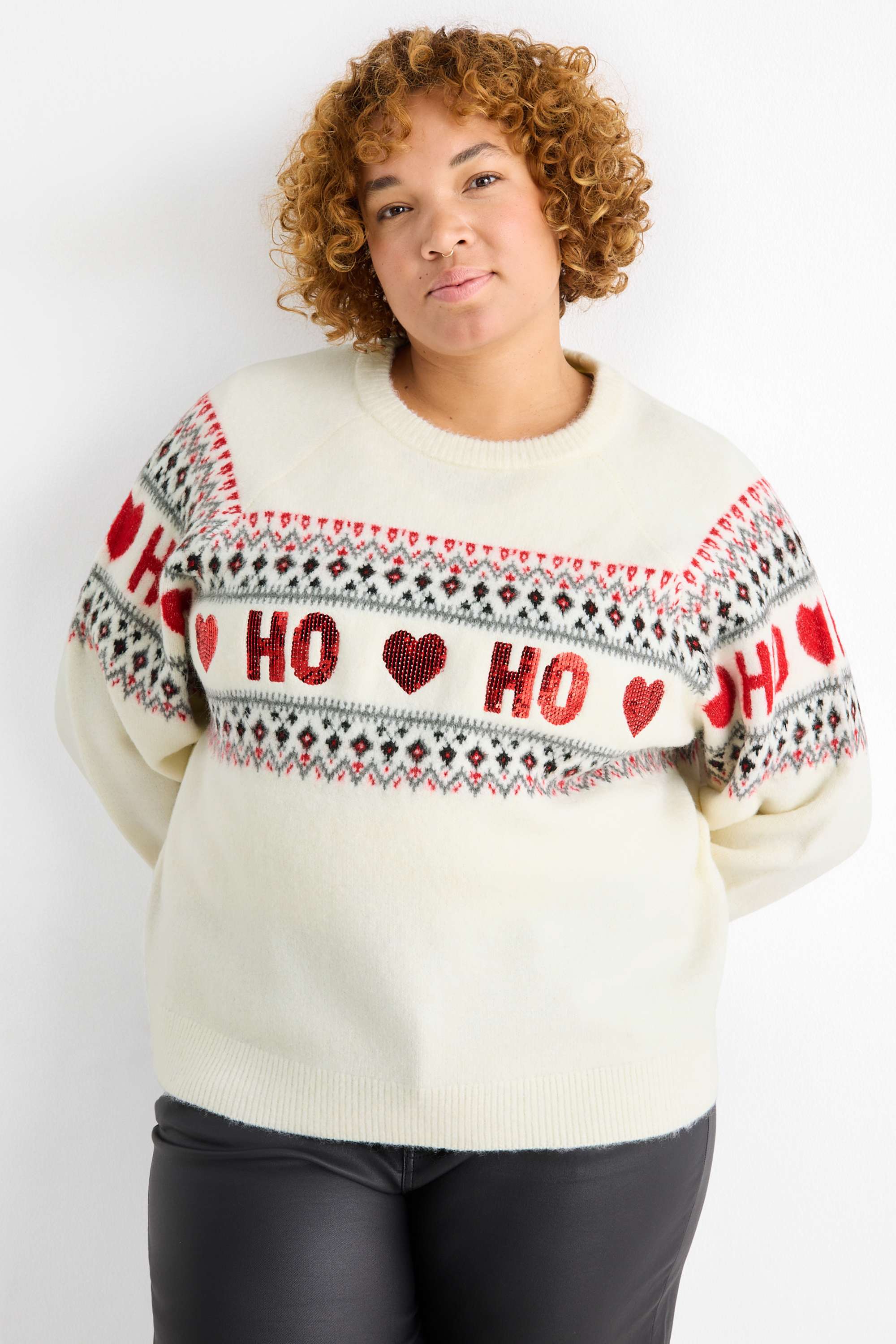 Christmas jumper white