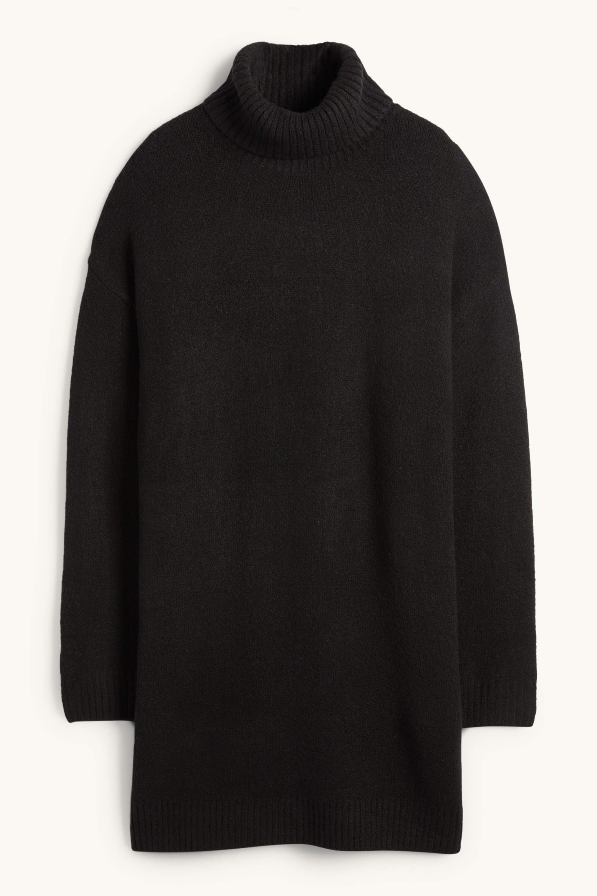 Knitted dress black
