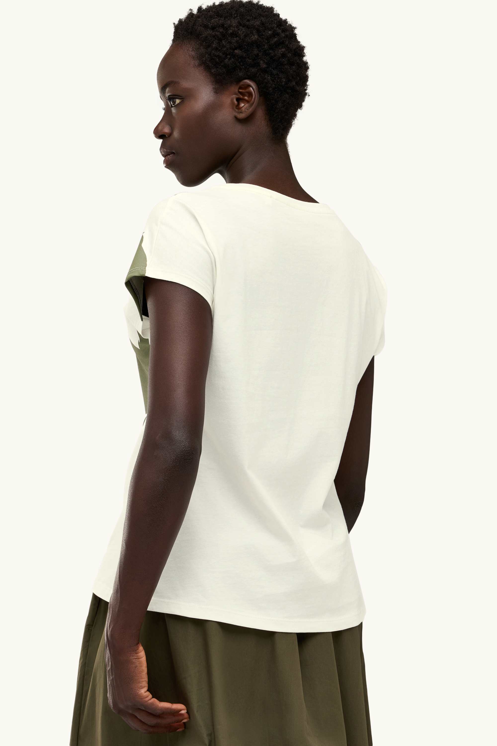 T-shirt - regular fit - floral cremewhite